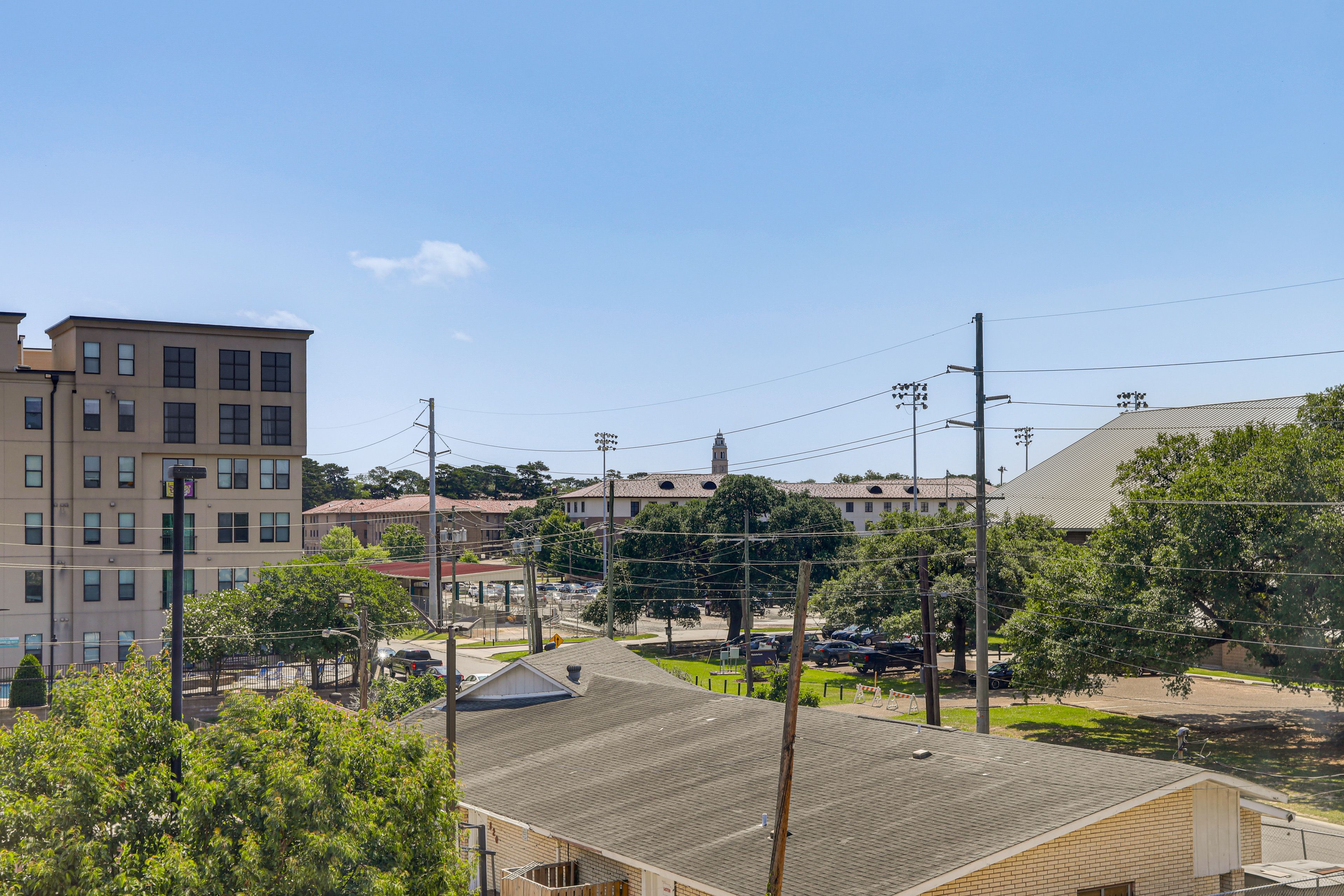 View of LSU Memorial Tower