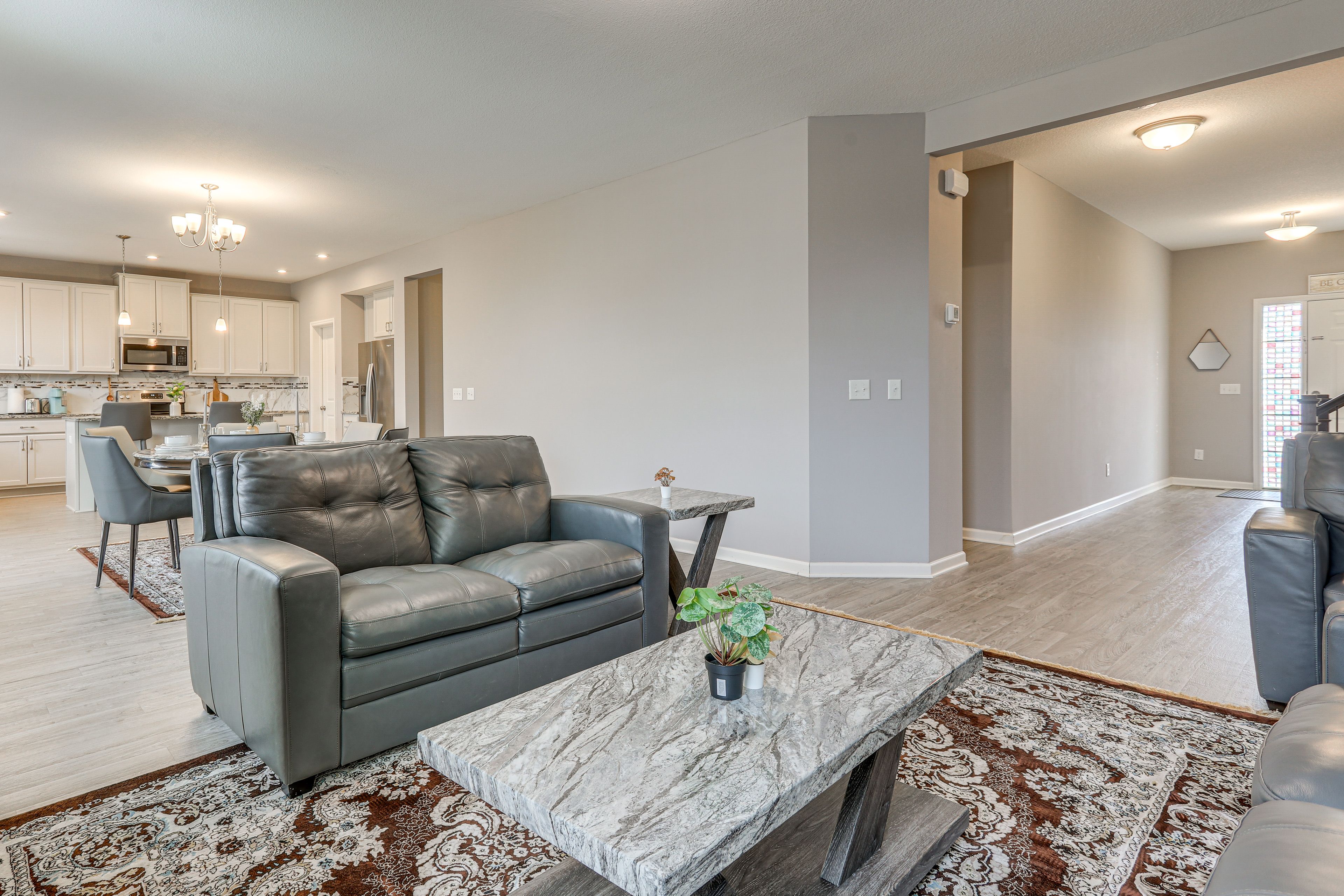 Living Room | Smart TV | Fireplace | 1st Floor