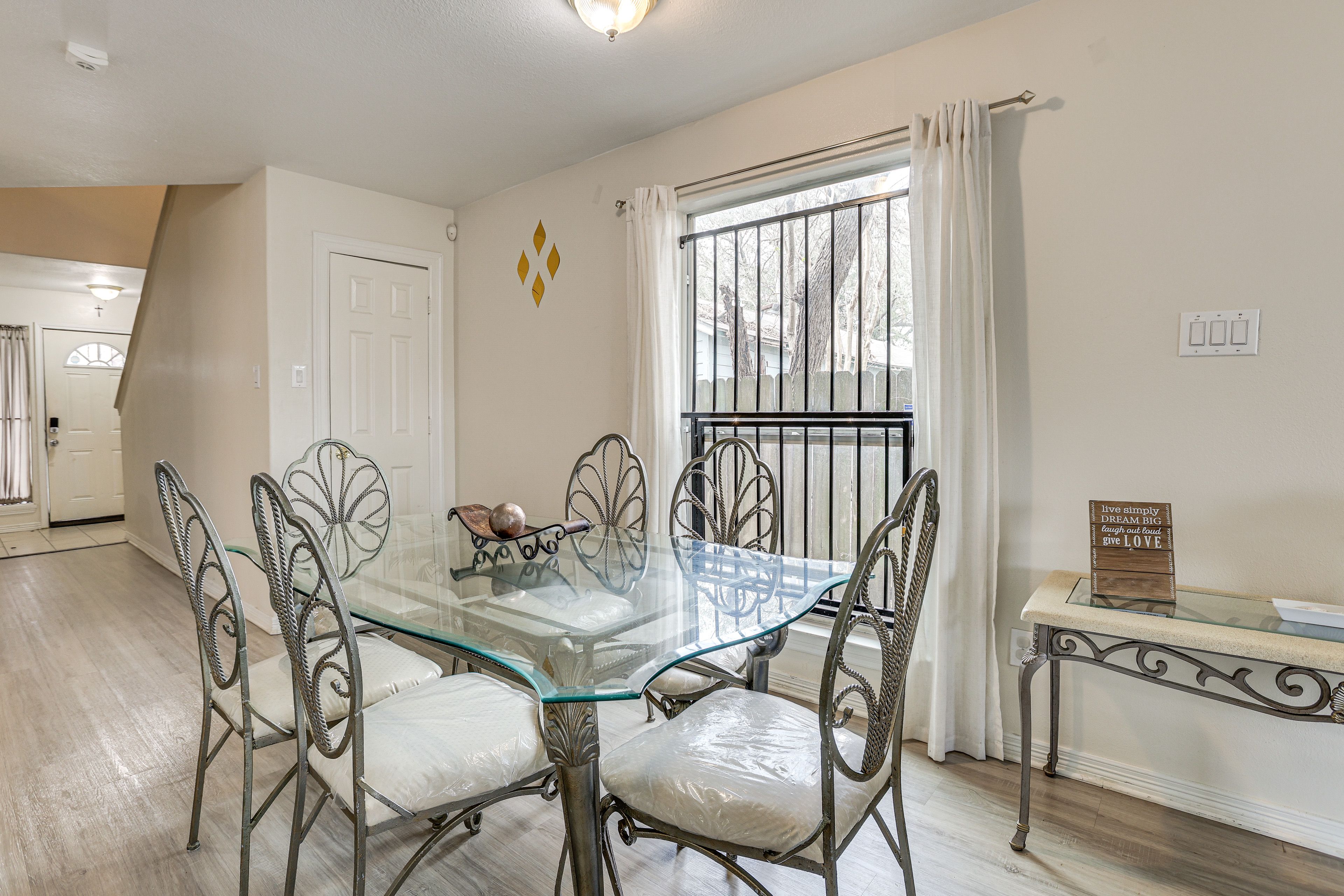 Dining Area | Dishware & Flatware | 1st Floor