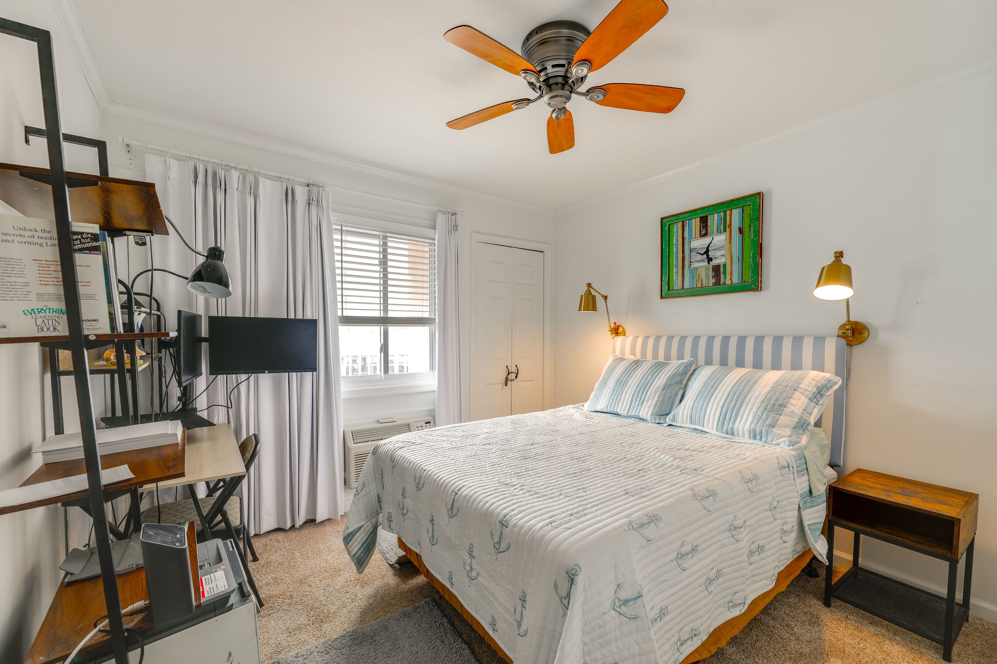 Bedroom 2 | Full Bed | Smart TV | Designated Workspace