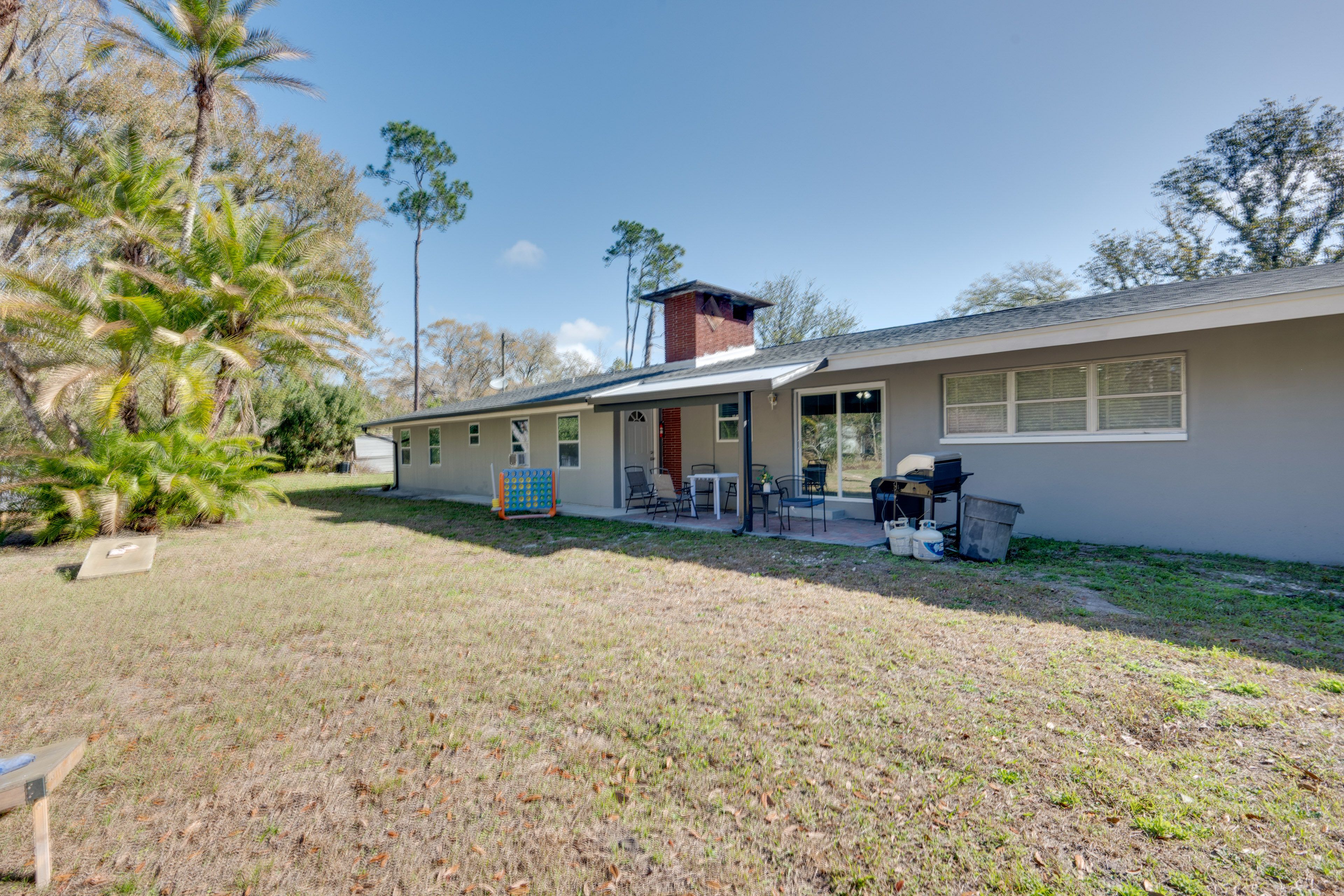 Private Backyard Area