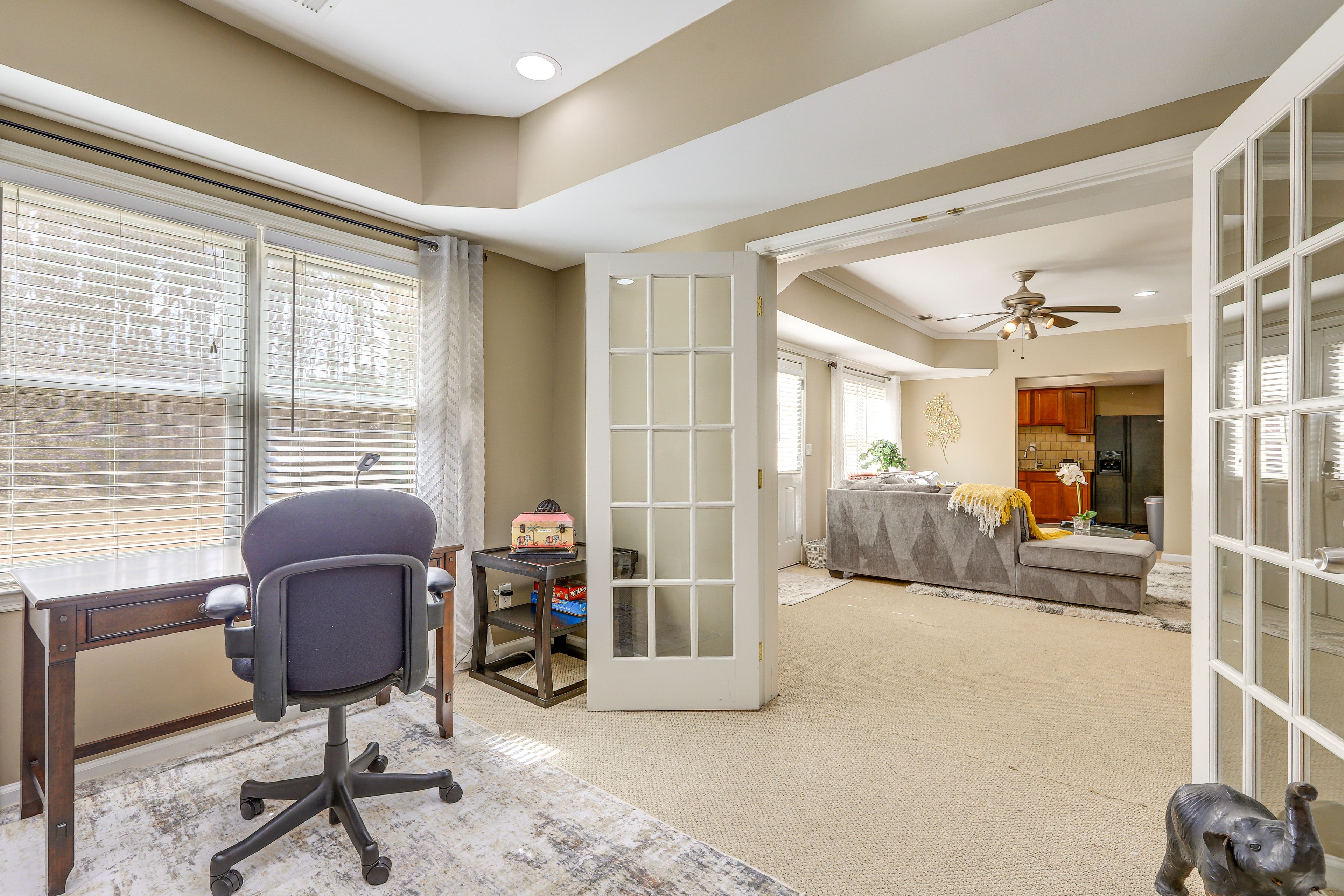 Bedroom 1 | Dedicated Workspace | King Bed