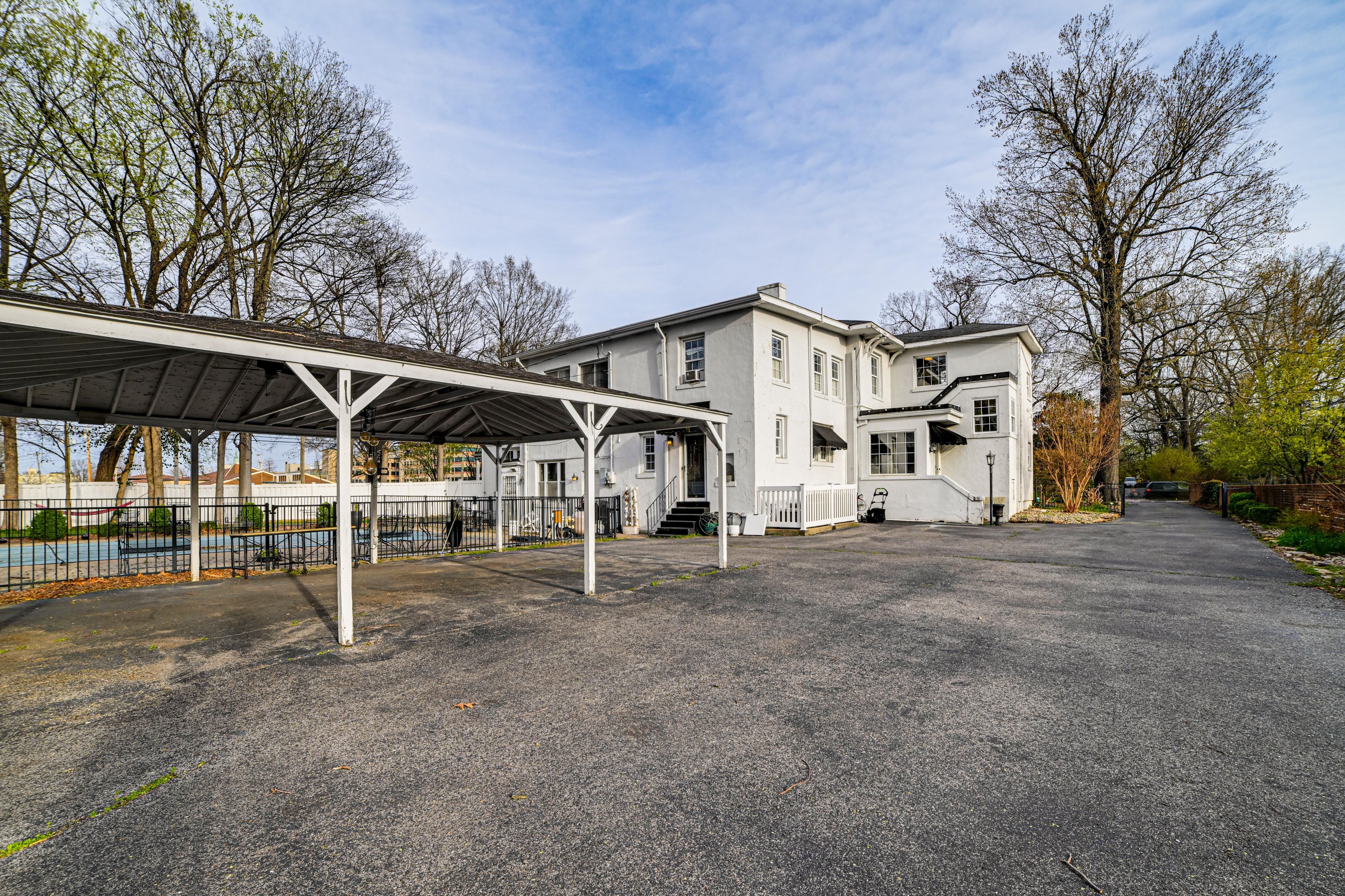 Parking | Side of Pool (3-4 Vehicles) | Carport Area (2 Vehicles)