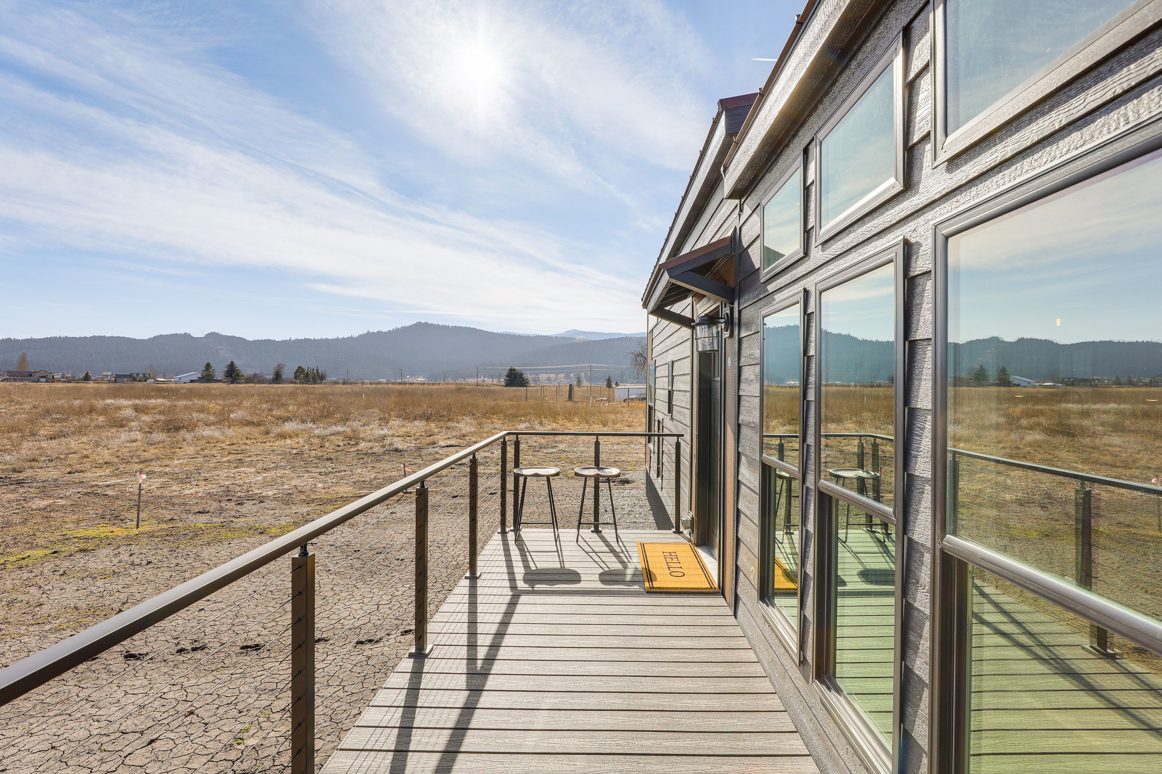 Side Deck | 40 Mi to Glacier National Park