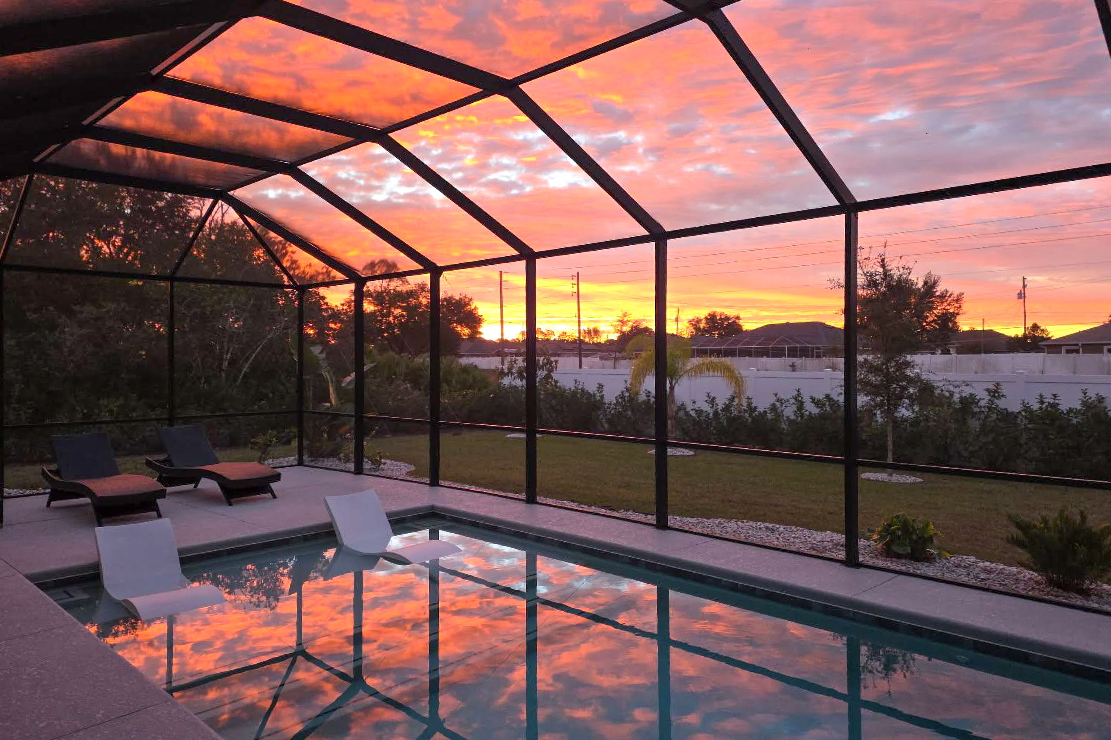 Evening Pool Shots