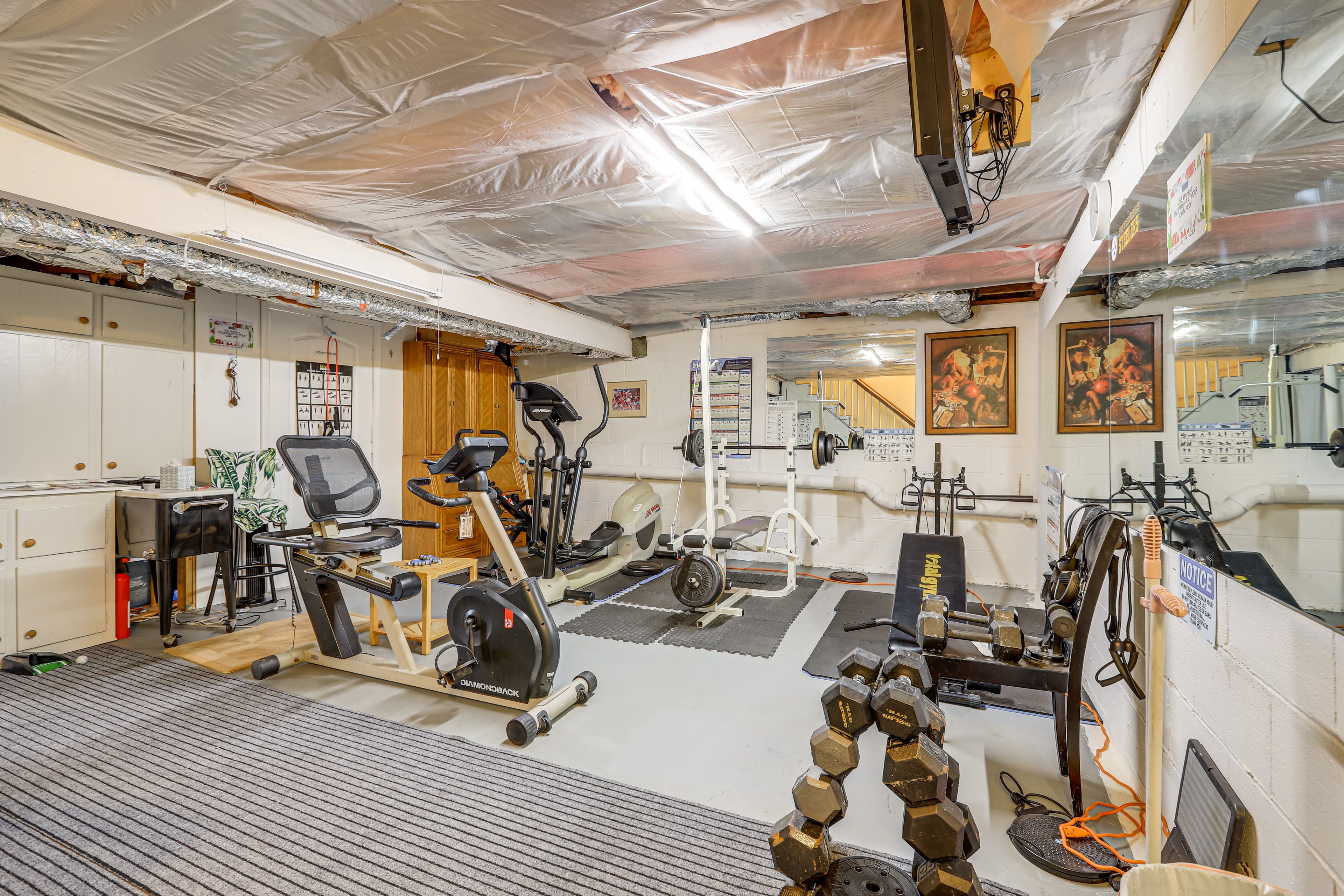 Home Gym | Basement Floor