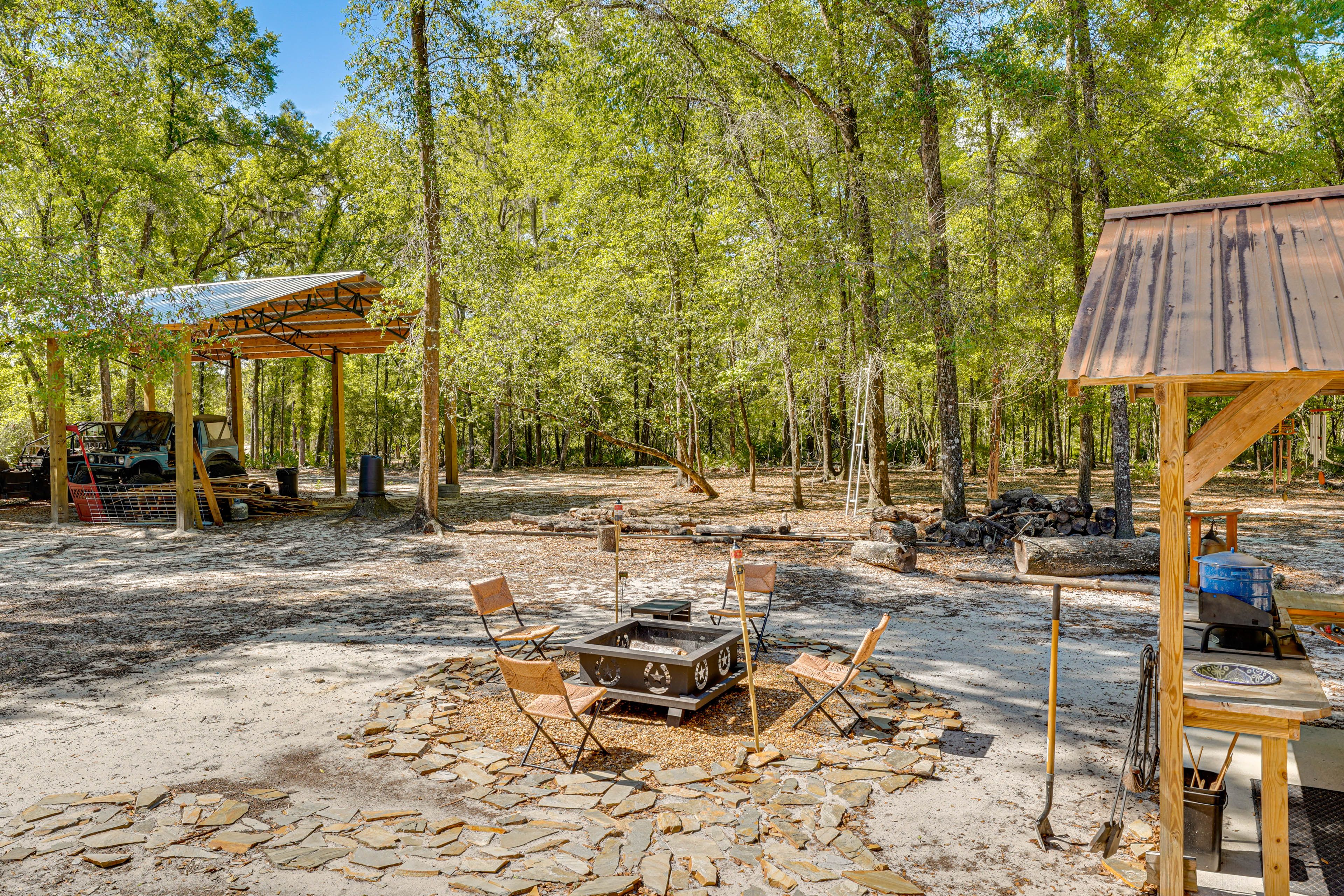 9-Acre Property | Fire Pit | Trails
