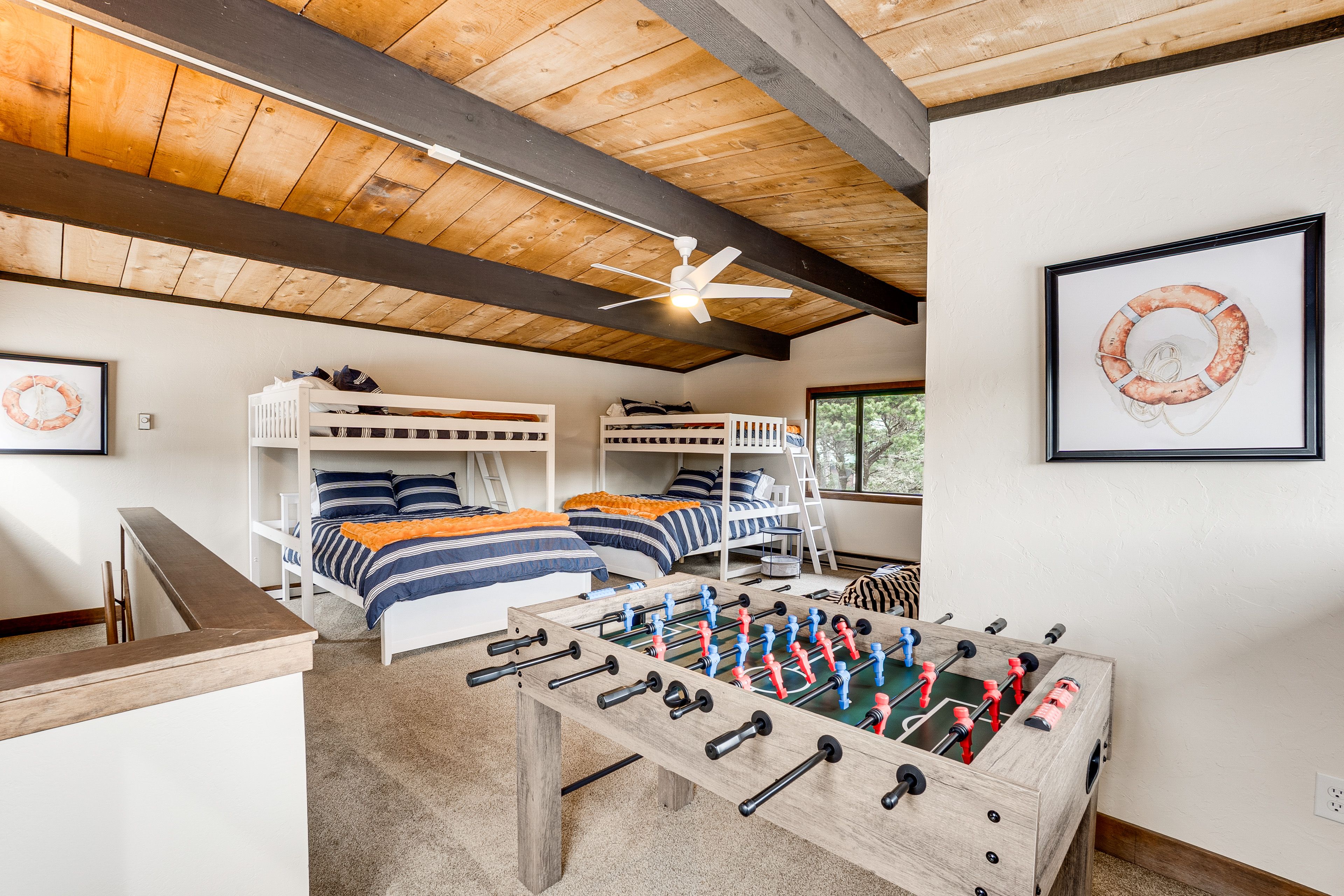 Bedroom 3 (Loft) | 2 Queen Beds | 2 Lofted Twin Beds | 3rd Level