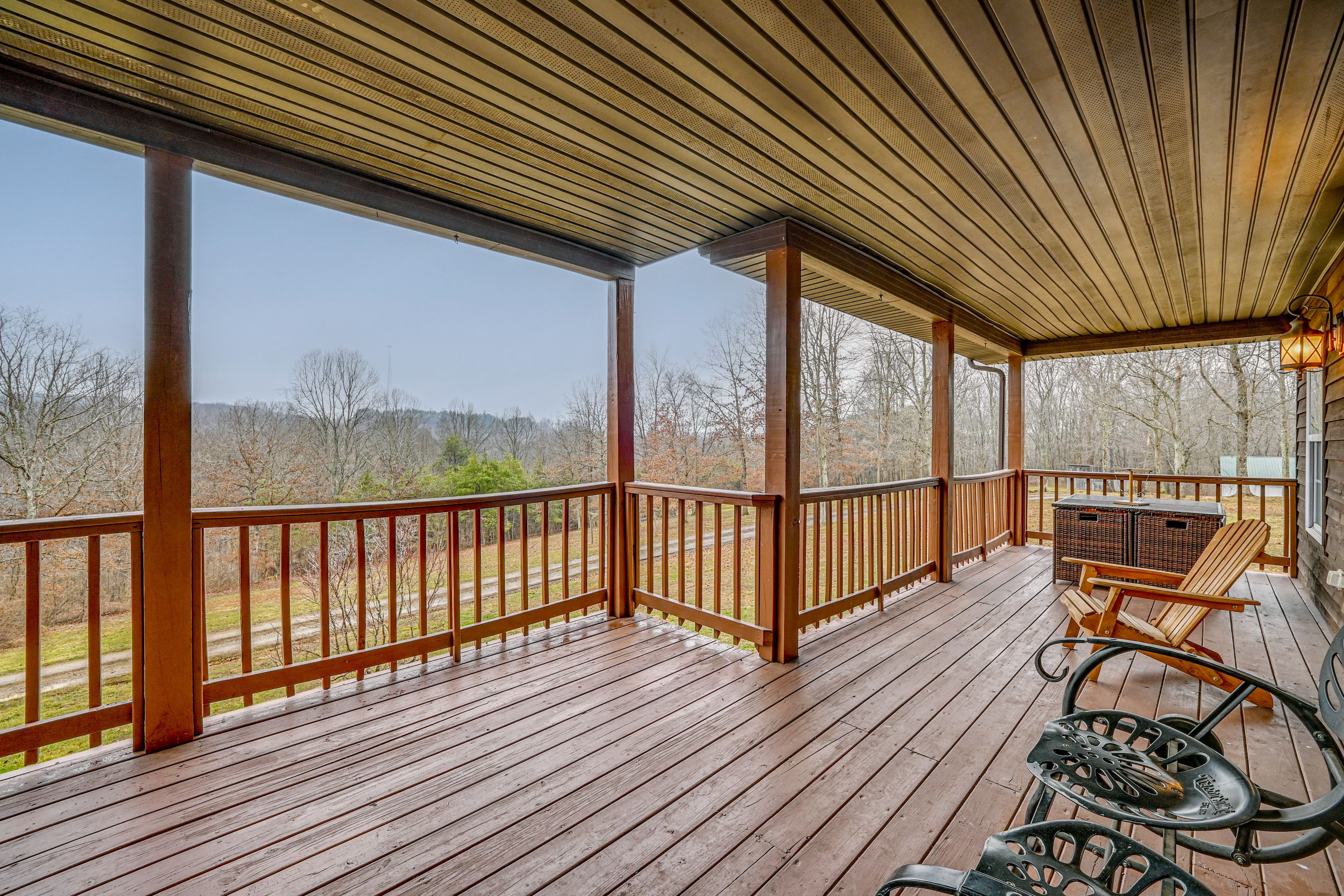 Private Deck | Outdoor Seating | Charcoal Grill