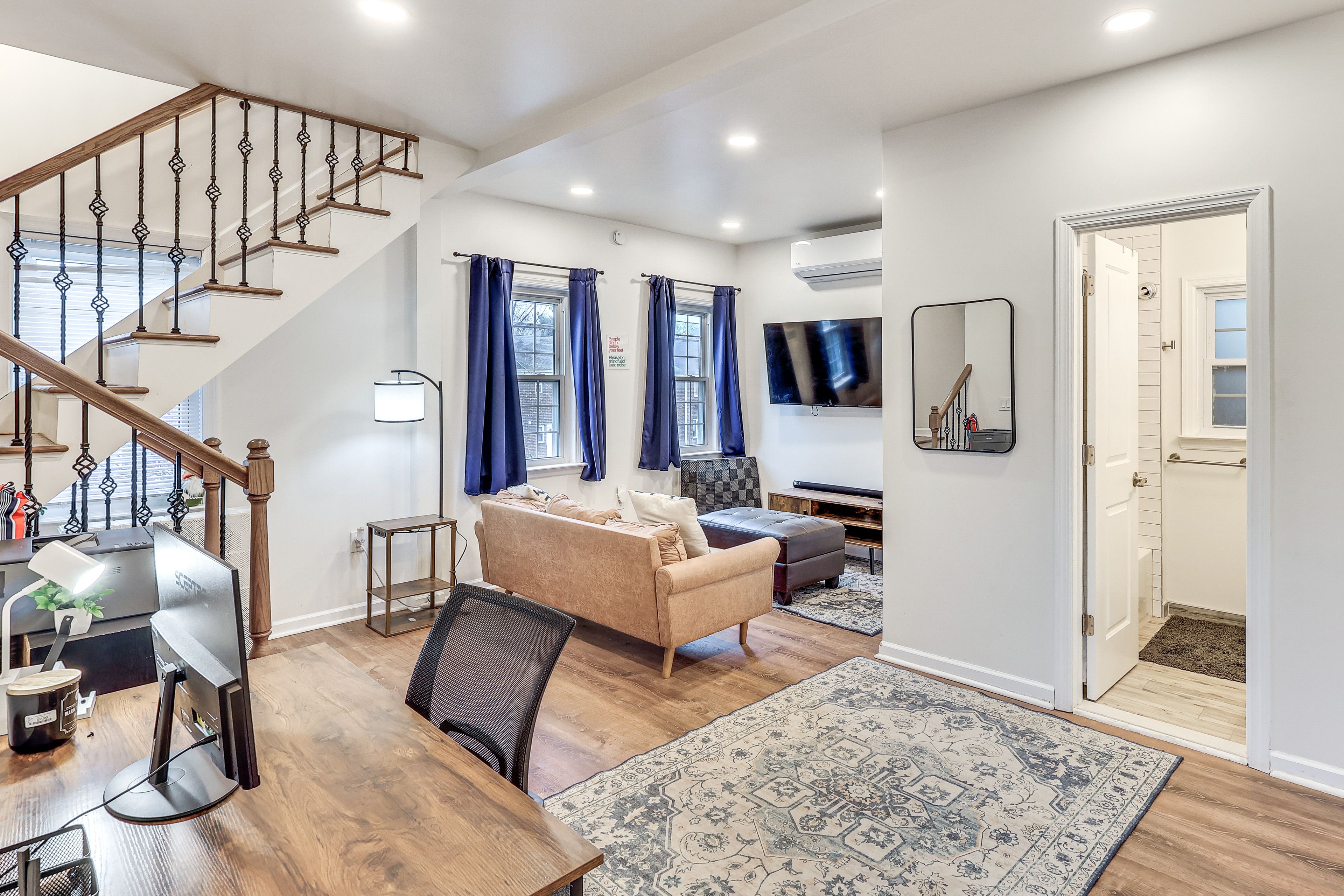 Belleville Vacation Rental | 2BR | 1BA | 981 Sq Ft | Stairs to Access