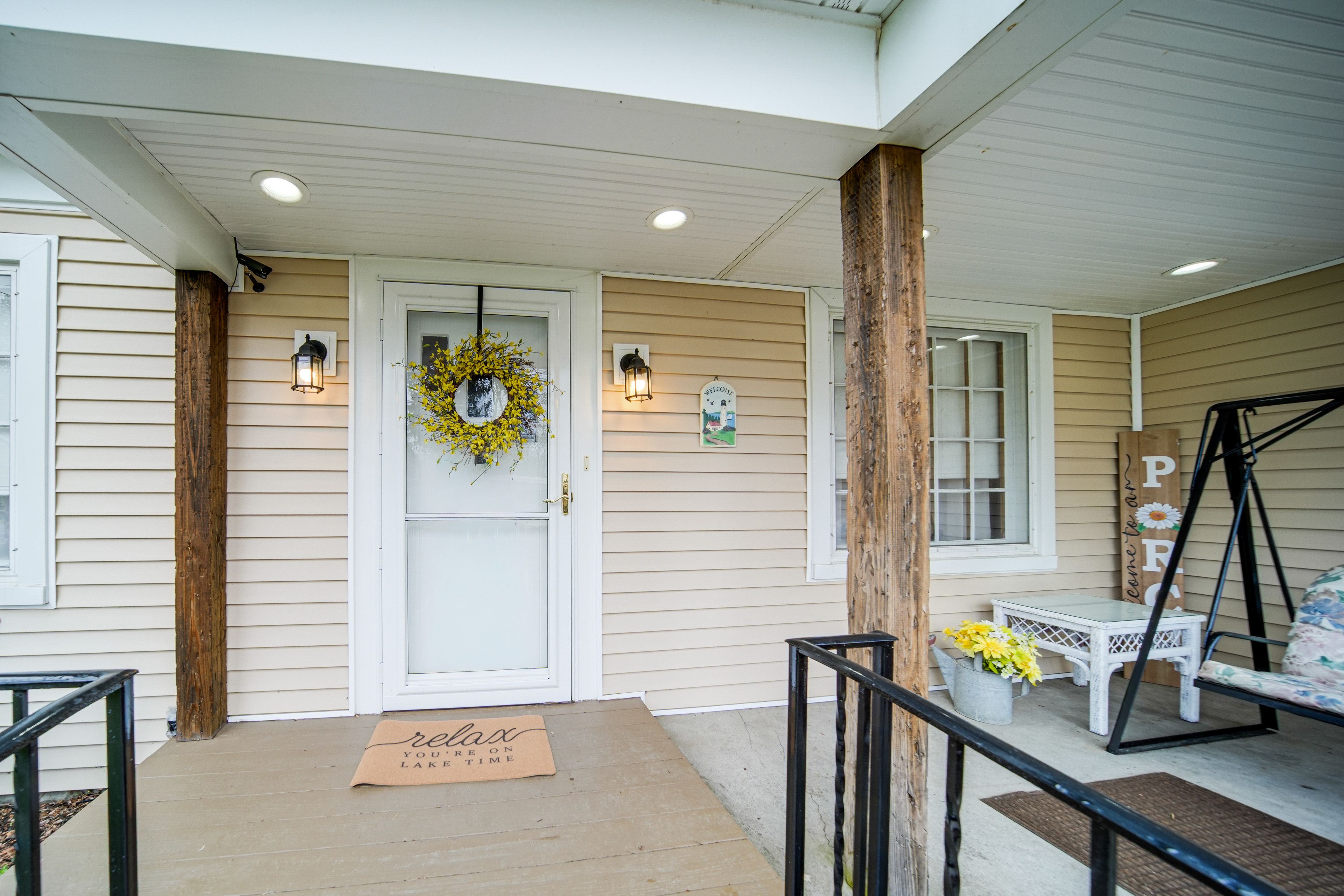 Covered Front Porch | Step-Free Access via Ramp