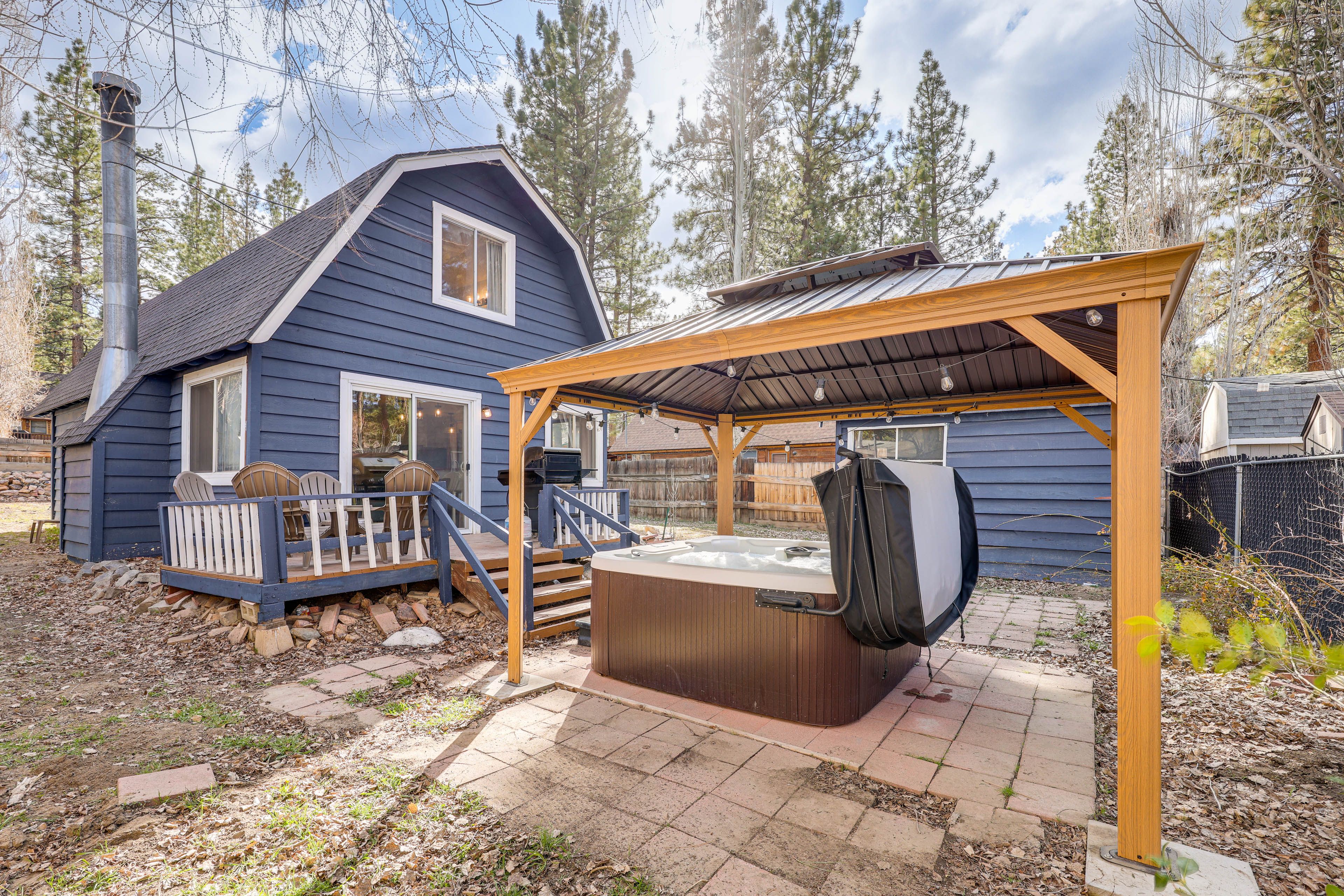 Cabin Exterior | Private Hot Tub