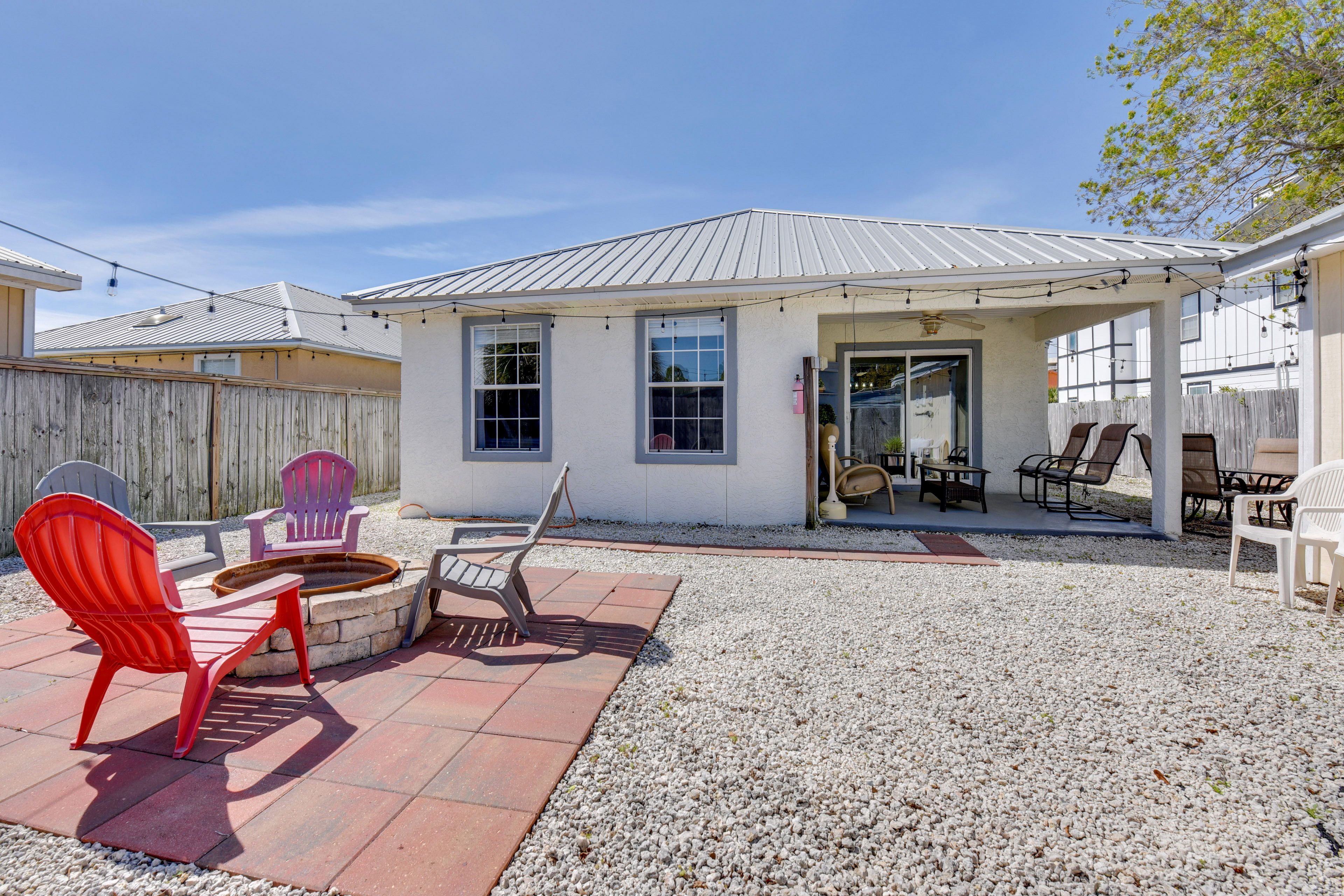 Backyard | Covered Patio | Fire Pit