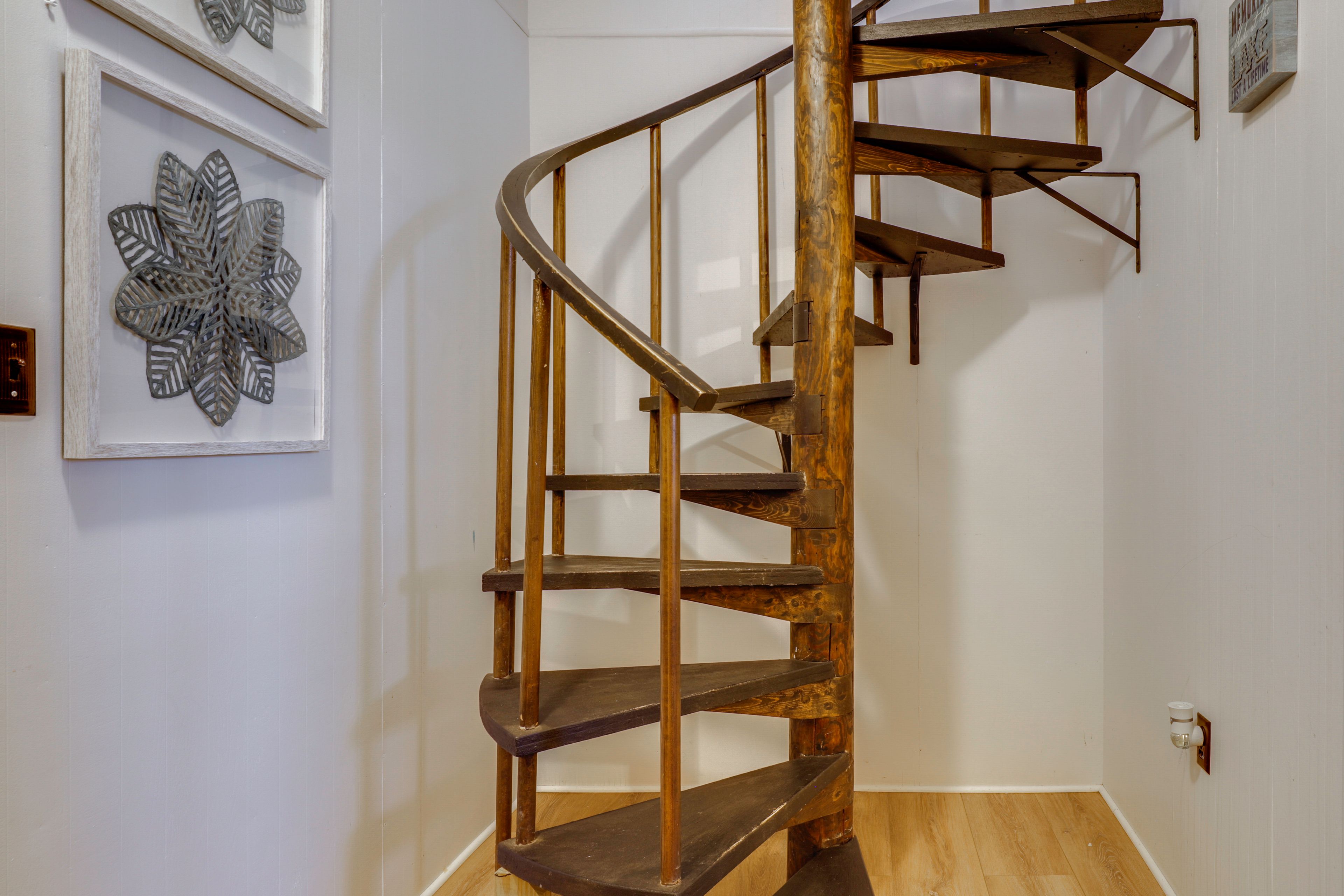 Spiral Staircase to Lower Level