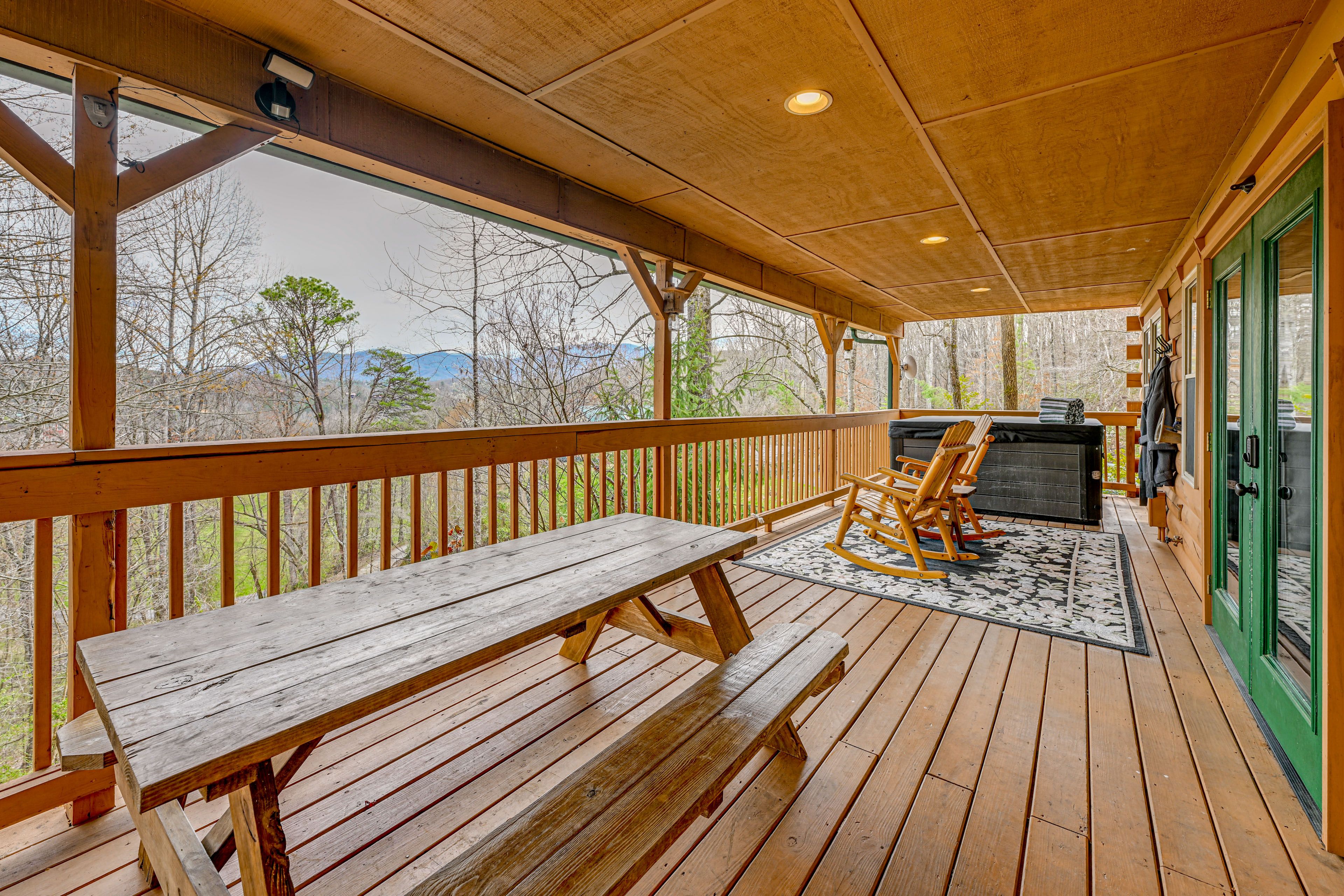 Bryson City Vacation Rental | 2BR | 1BA | Stairs Required | 1,100 Sq Ft