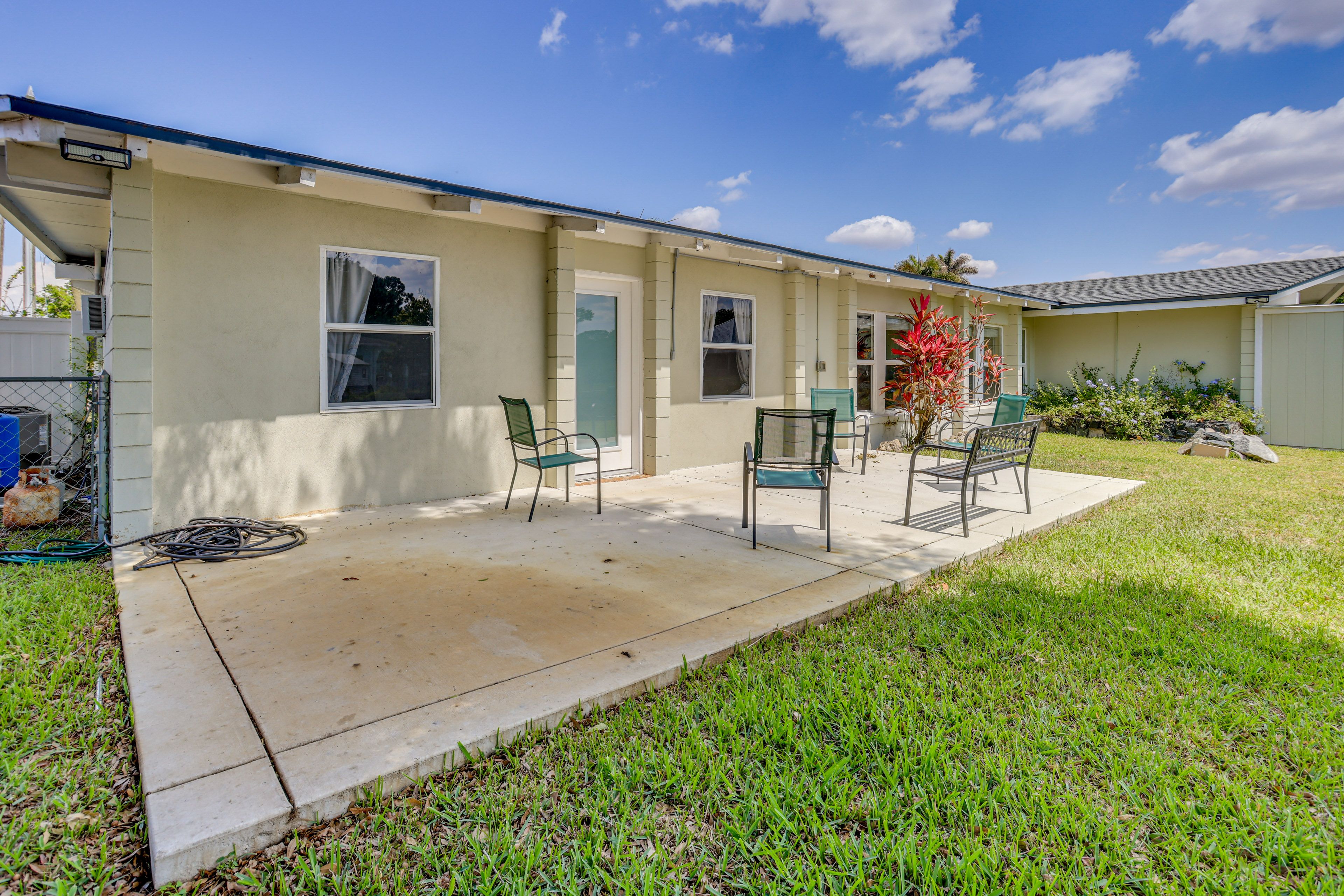 Private Backyard Area