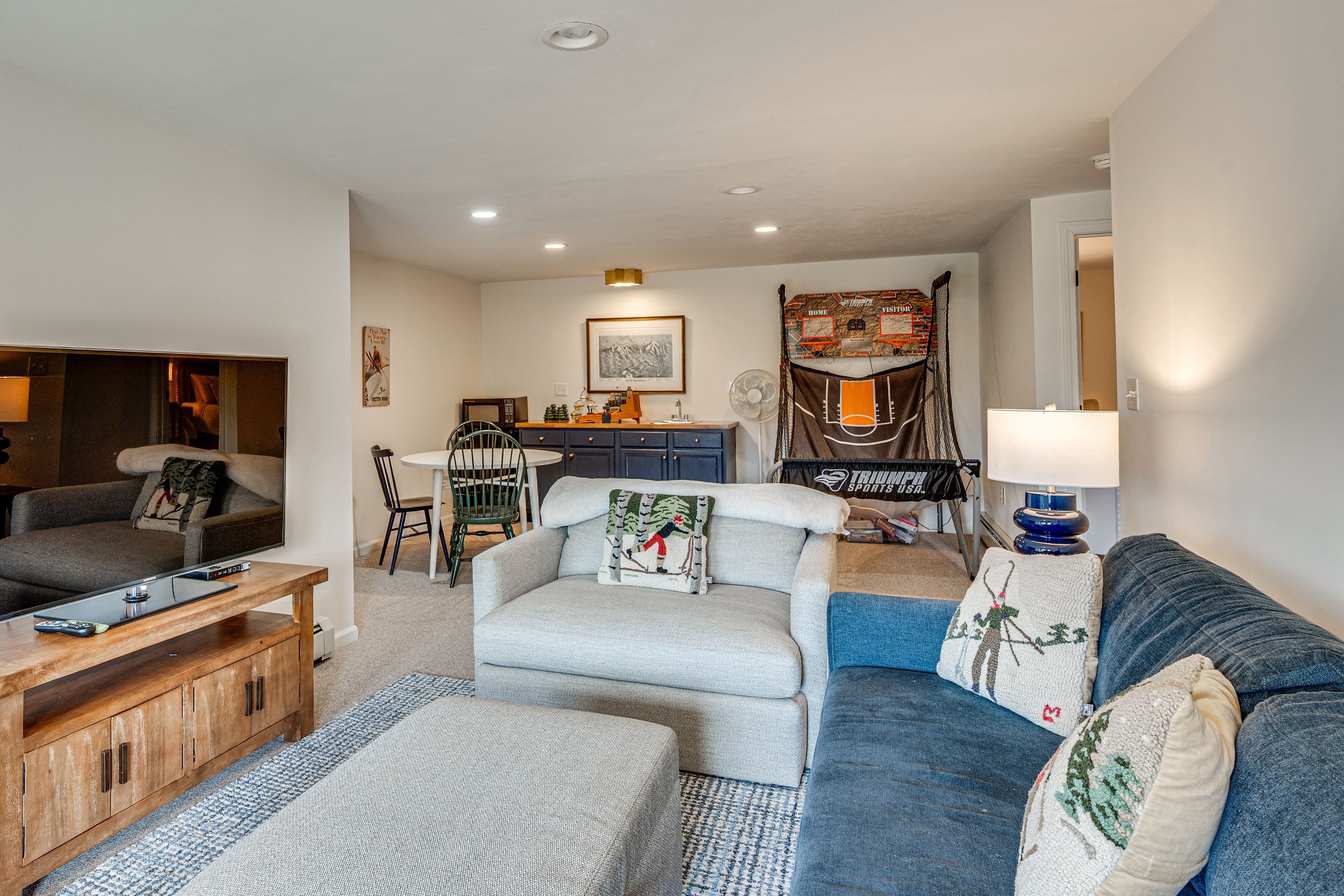 Additional Living Area | Lower Level | Queen Sleeper Sofa