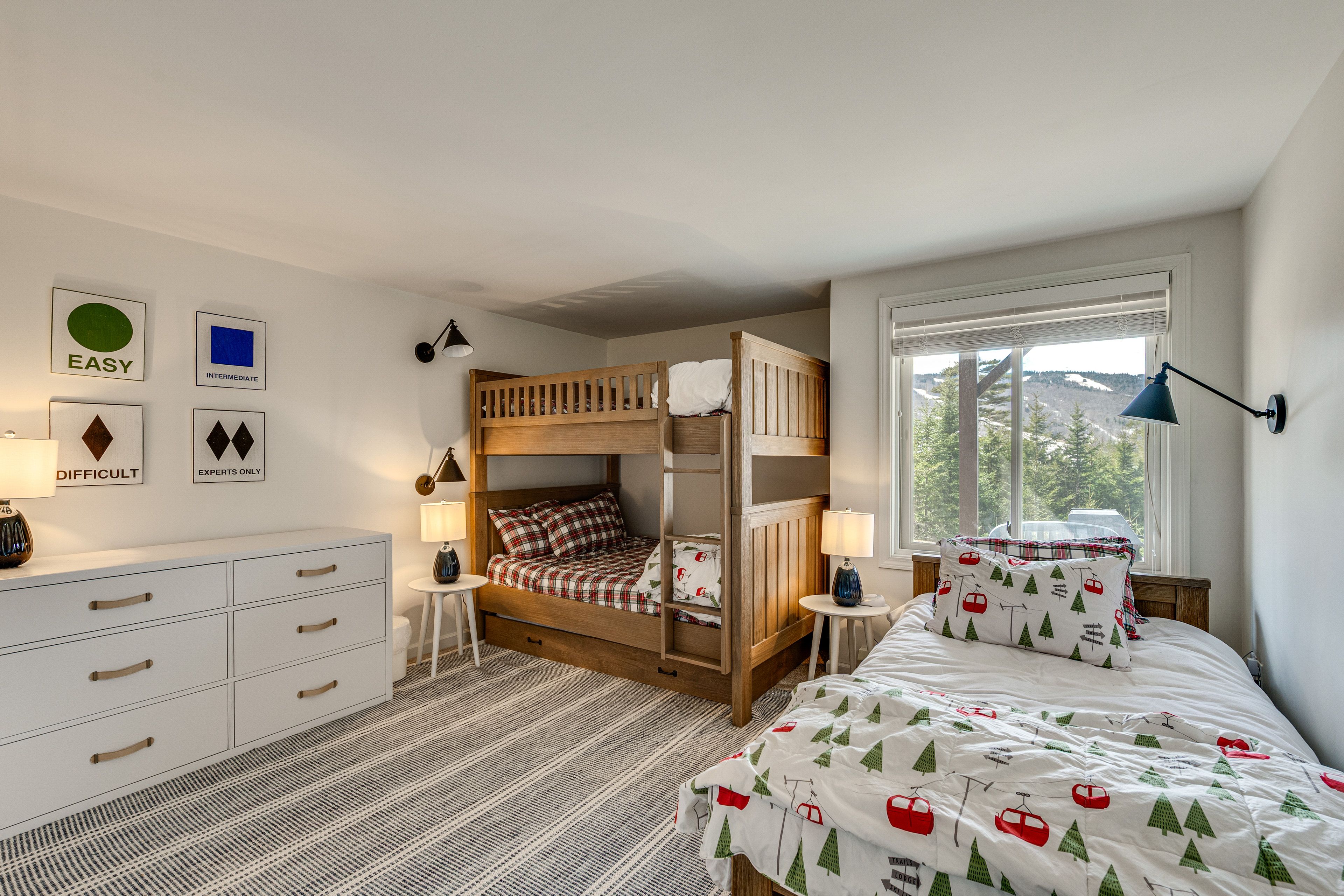 Bedroom 3 | Lower Level | Twin Bed | Full Bunk Bed