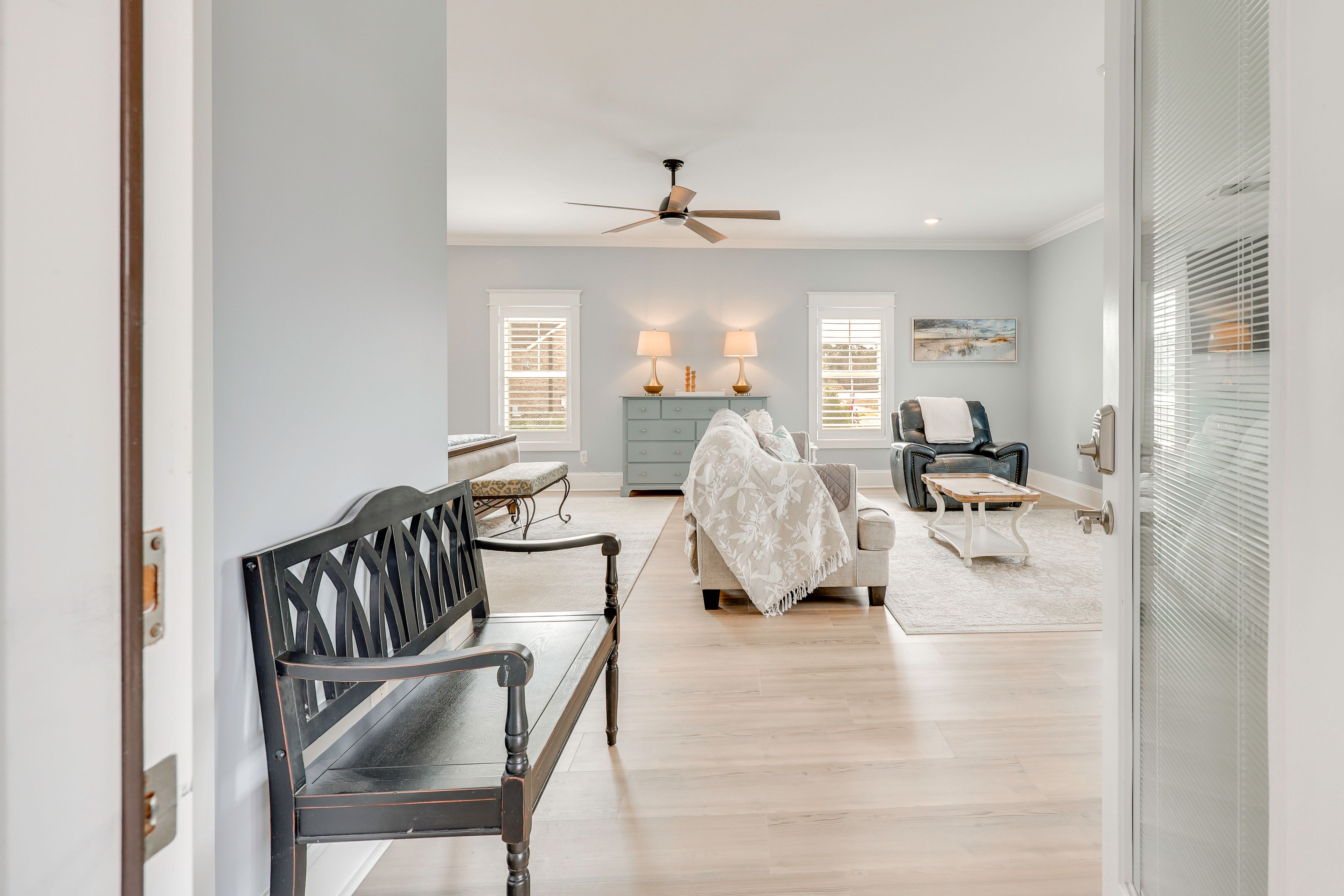 Living Area | Queen Sleeper Sofa