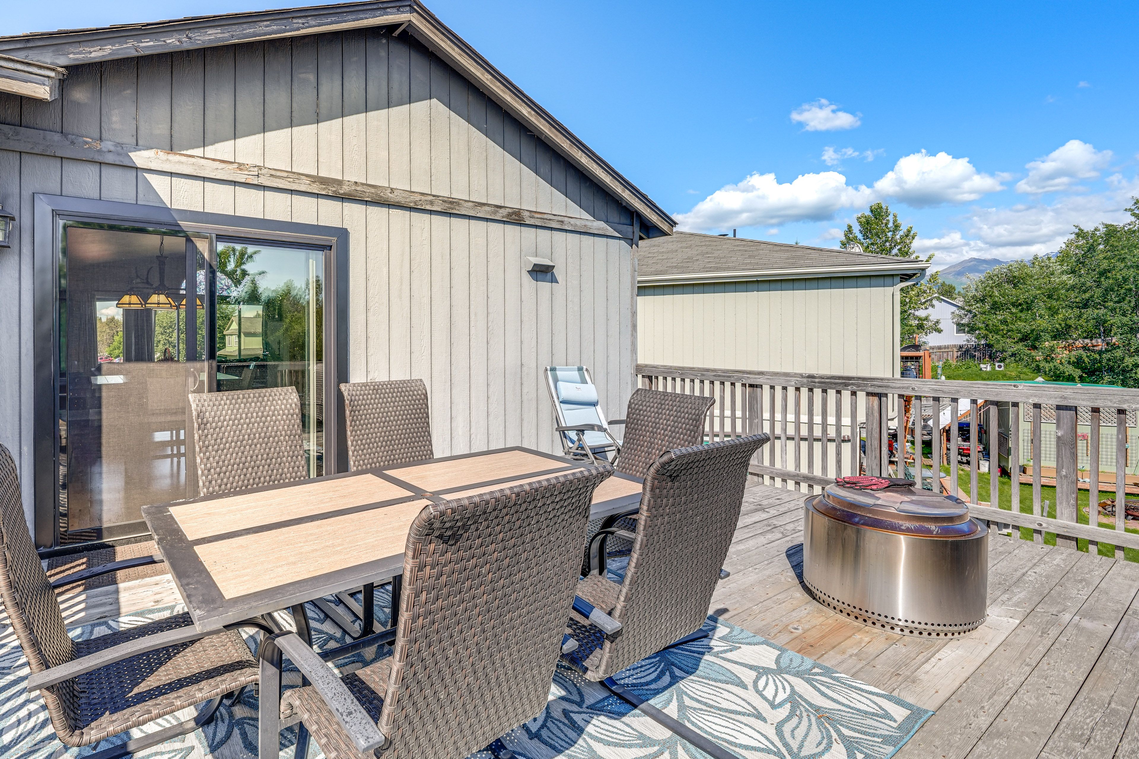 Private Deck | Access via Interior