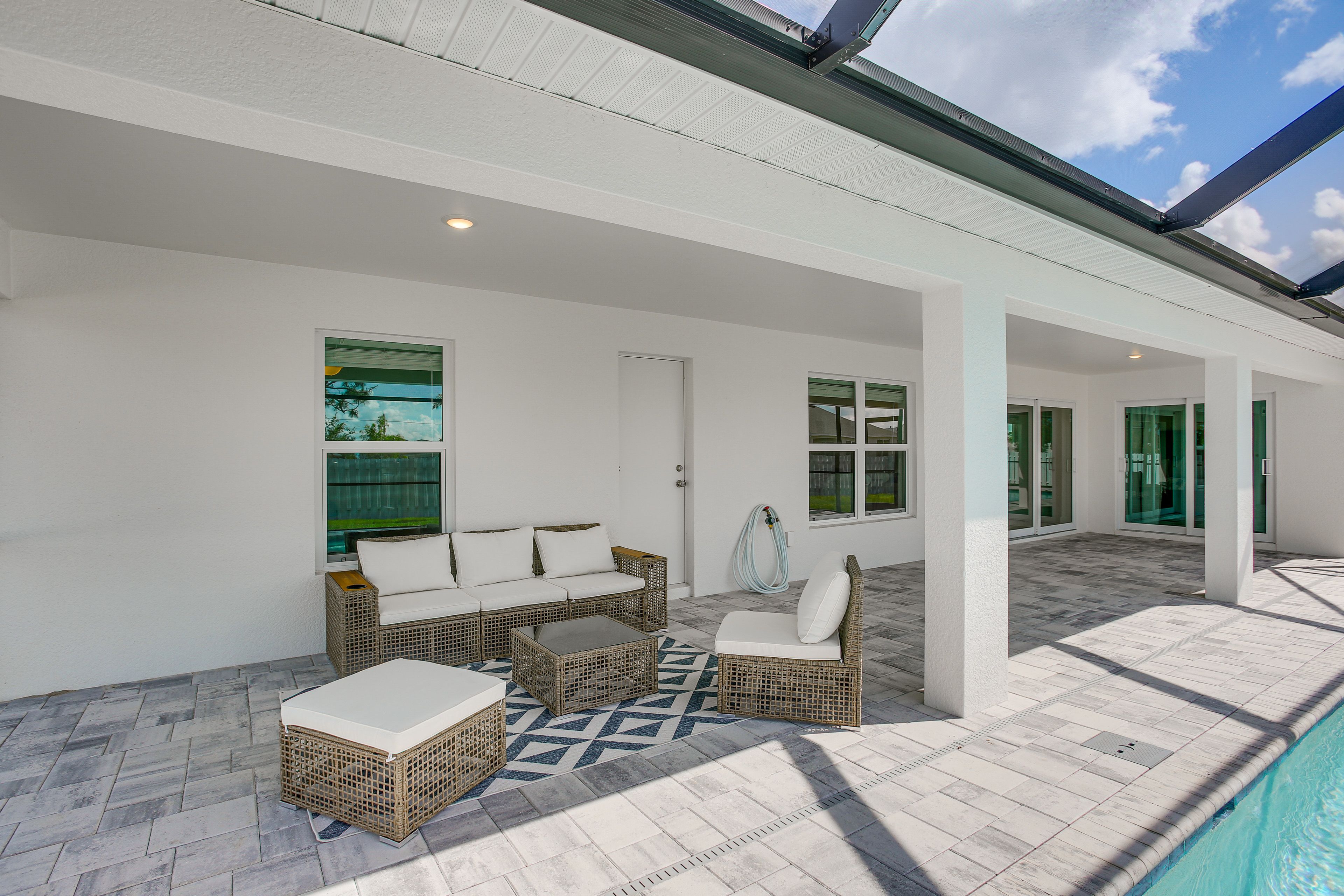 Covered Patio | Lounge Seating | Grill