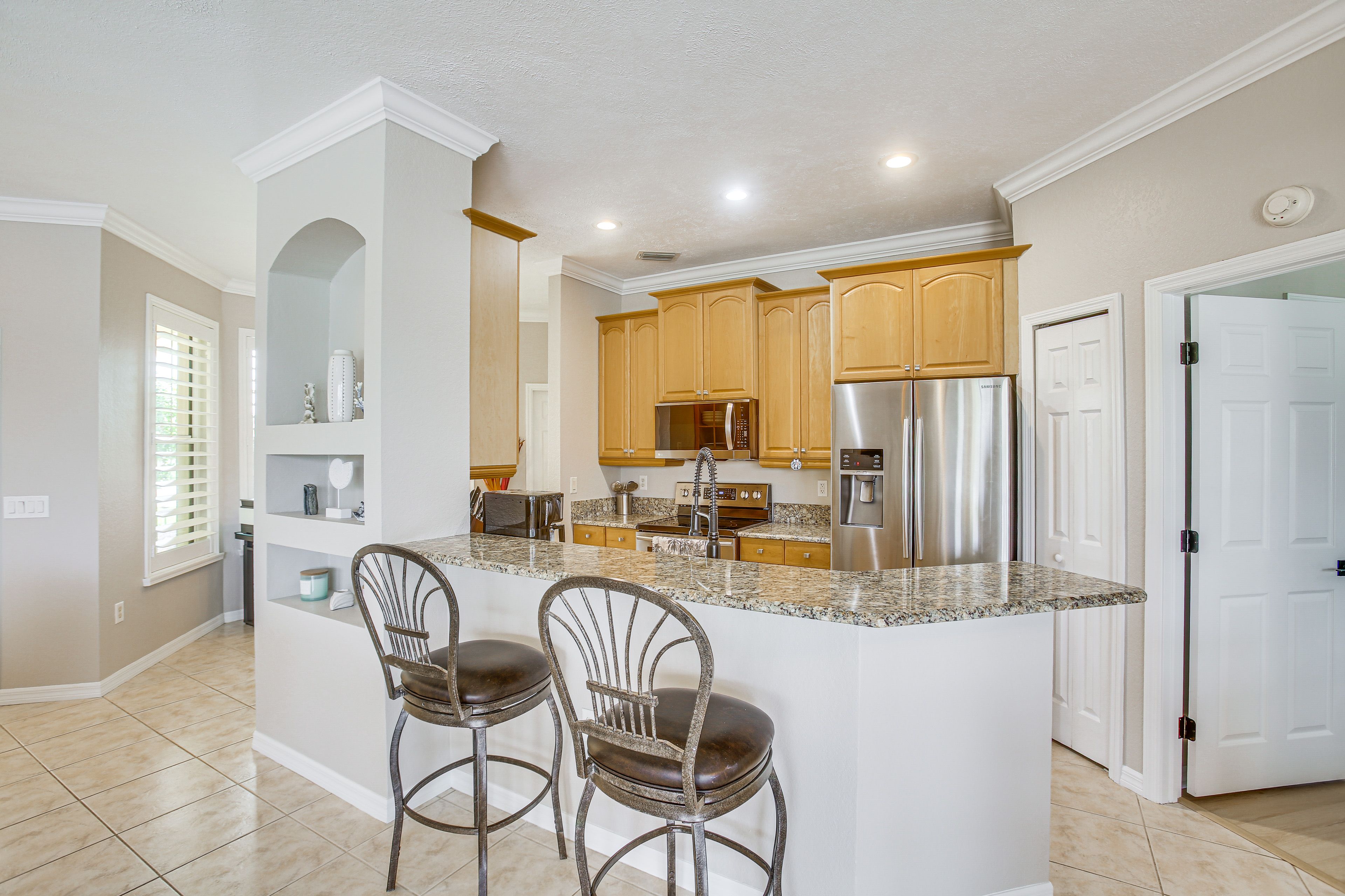 Kitchen | Open Floor Plan | Central Heating & A/C