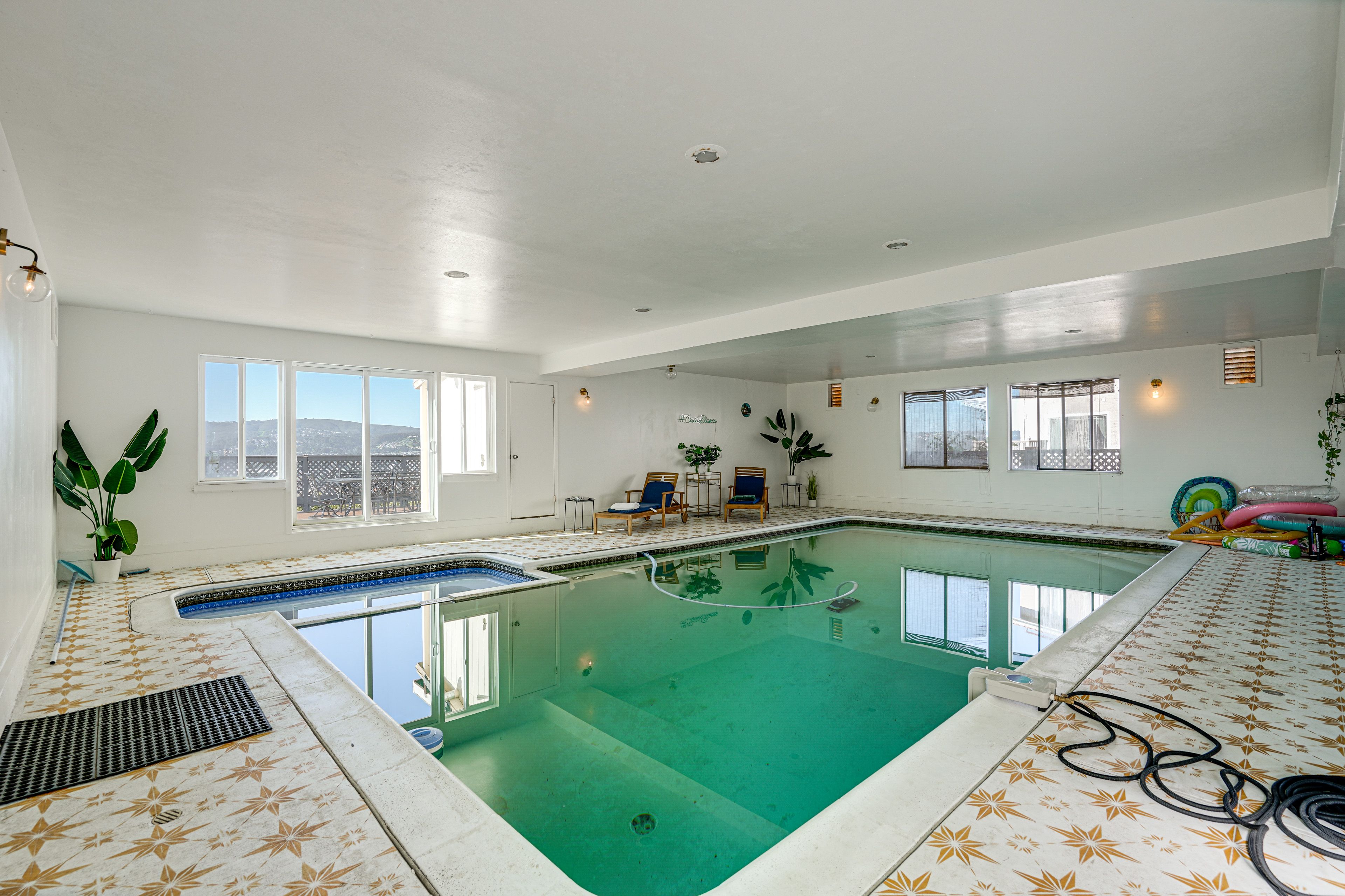 Indoor Pool Area | Lower Floor