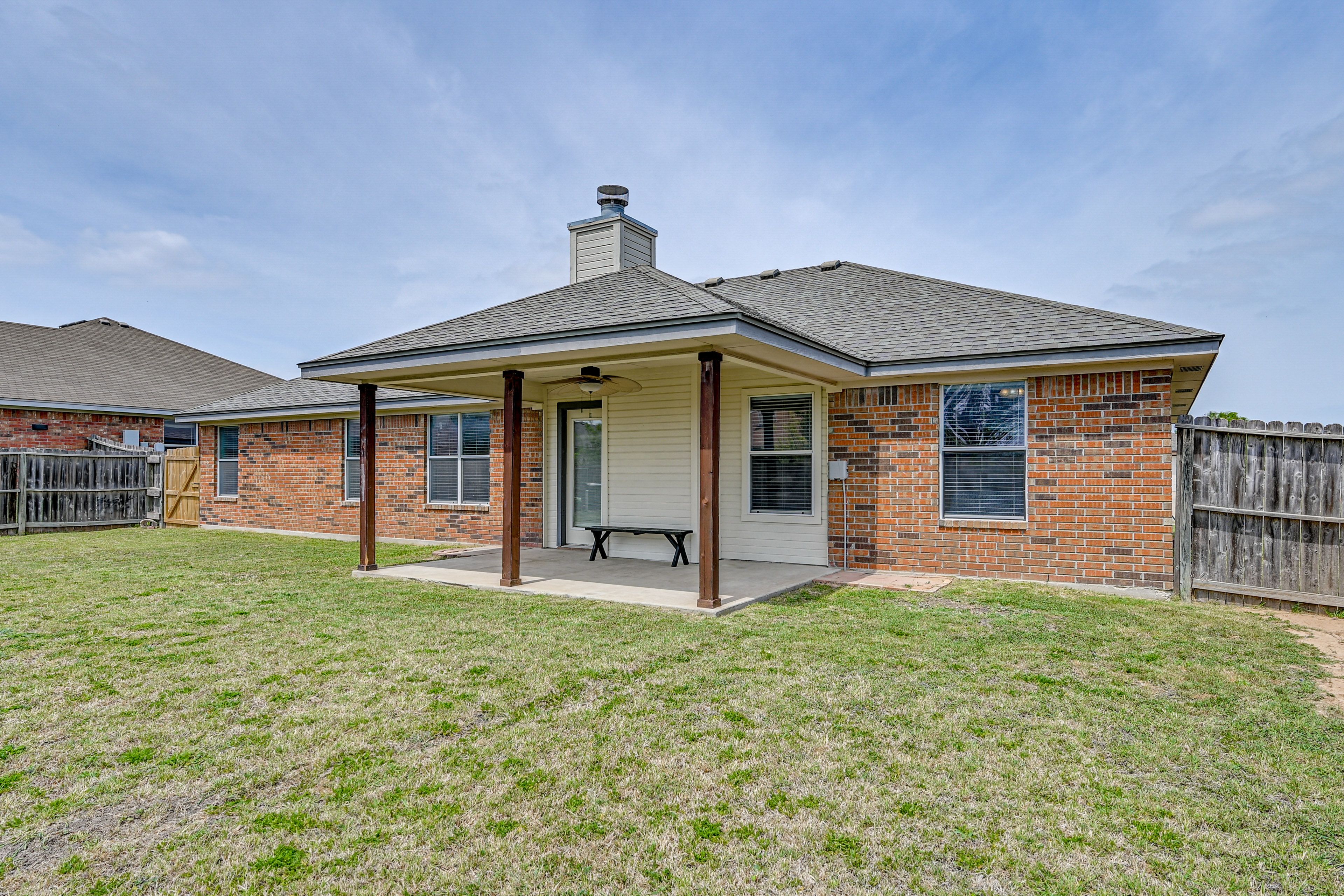 Covered Patio | Fenced Backyard