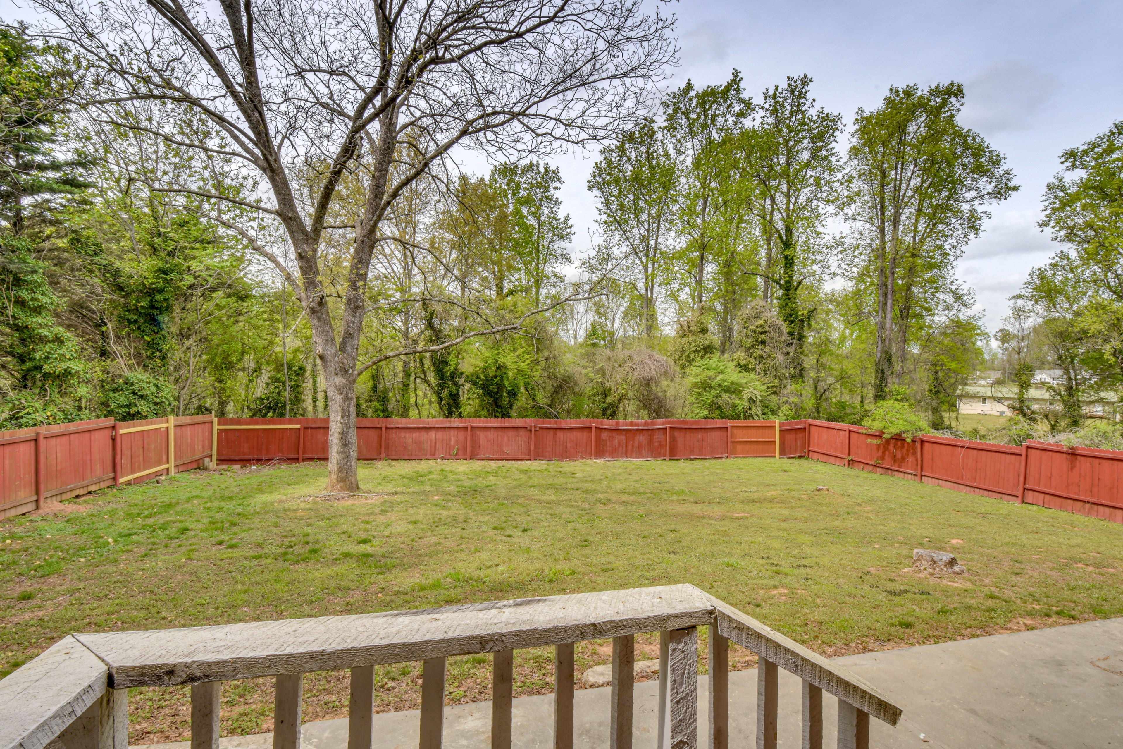 Fenced Backyard