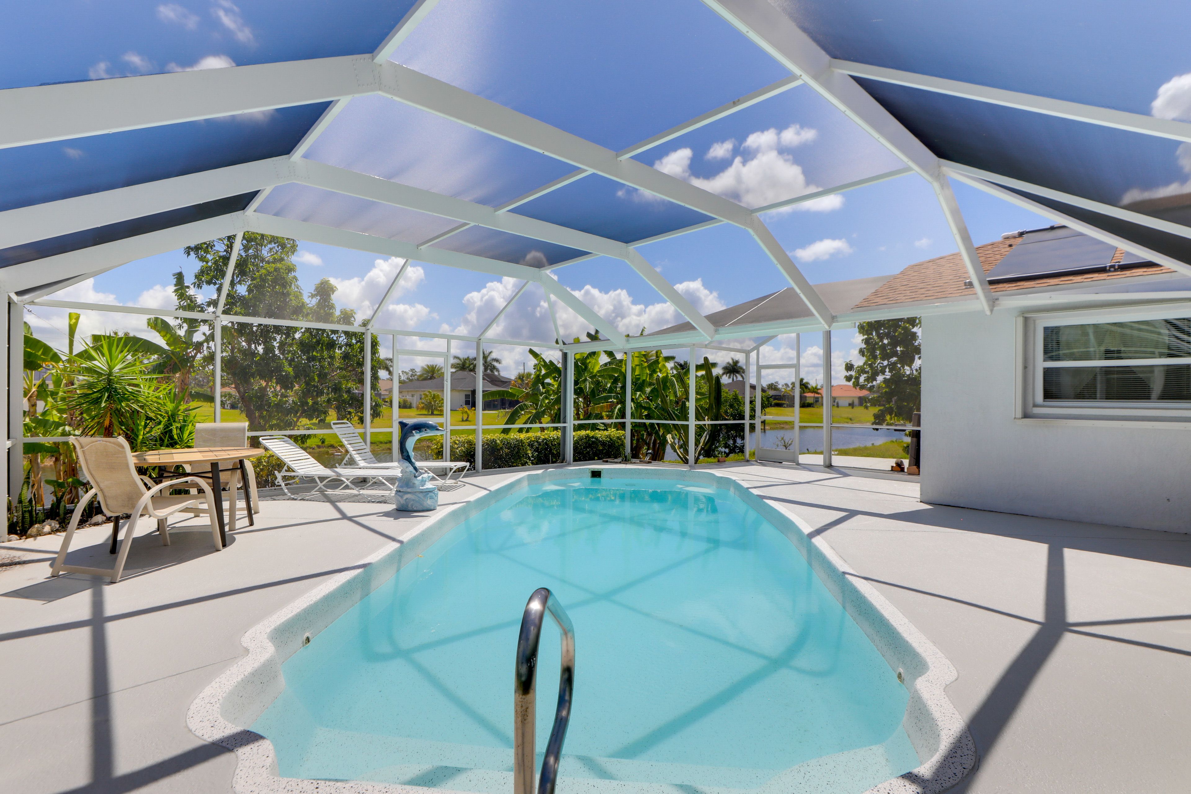 Rotonda West Vacation Rental | 3BR | 2BA | 1,917 Sq Ft | 1 Small Step for Access