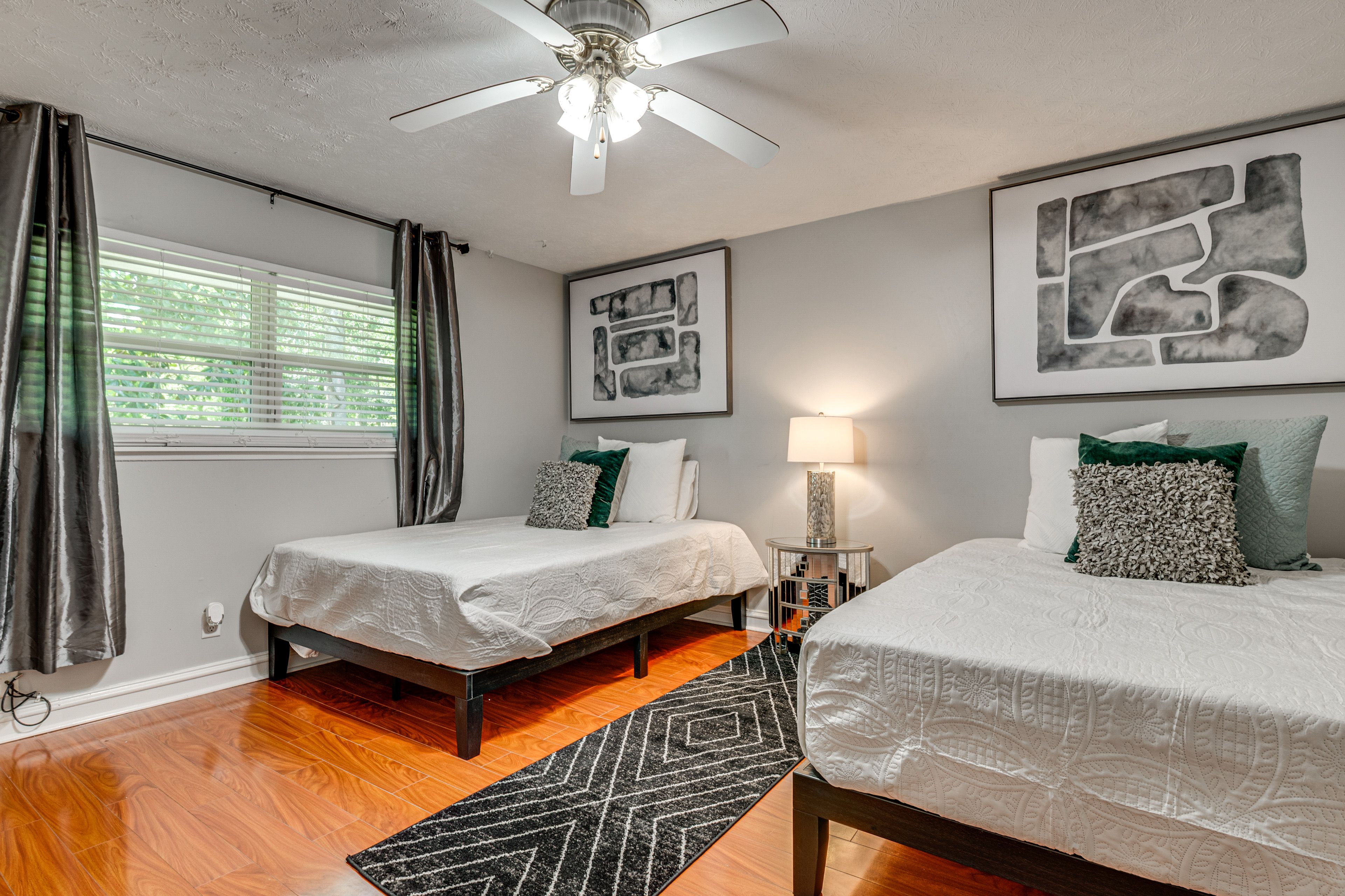 Bedroom 2 | 1st Floor | 2 Queen Beds