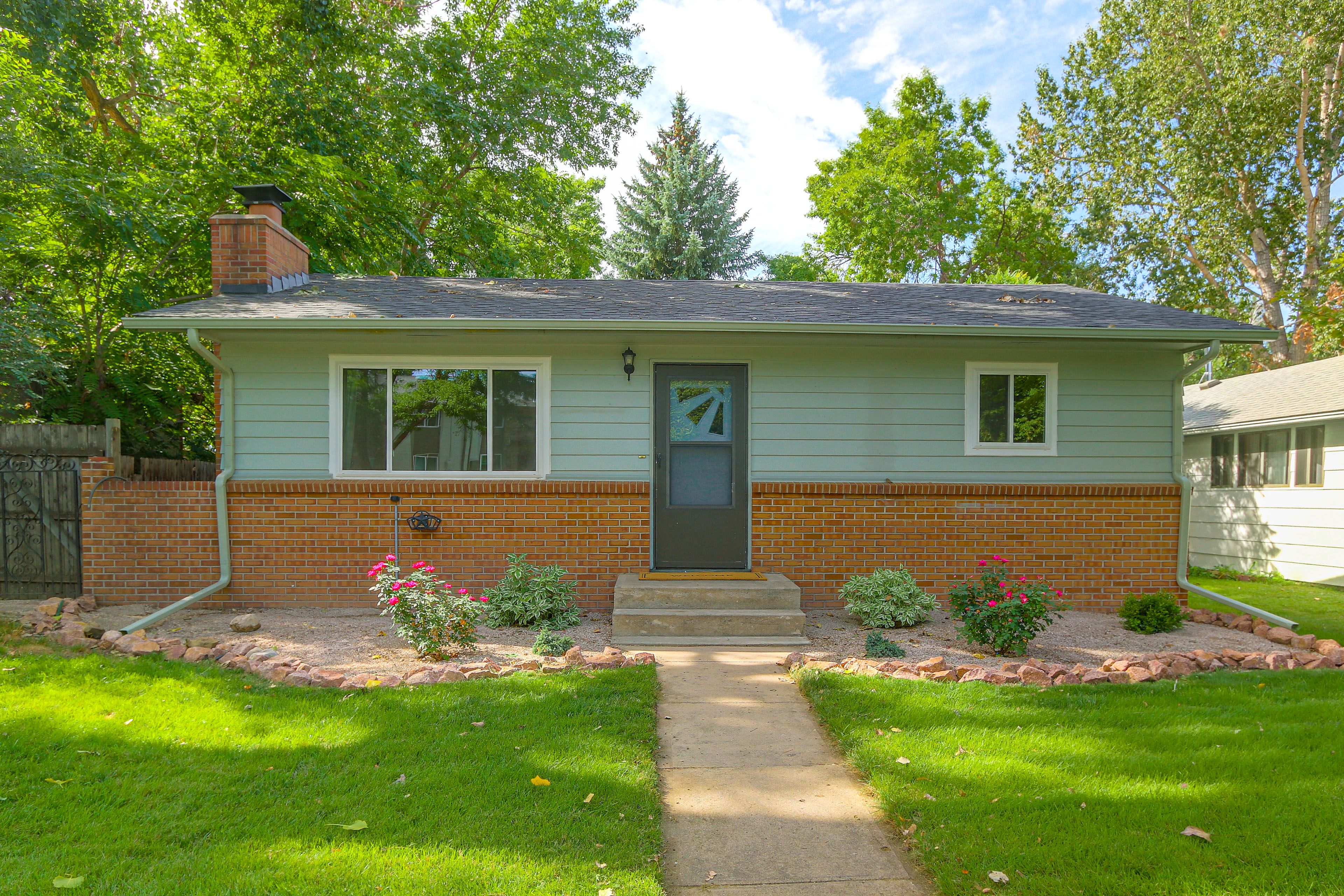 Front Exterior | Single-Story Home | Private Yard