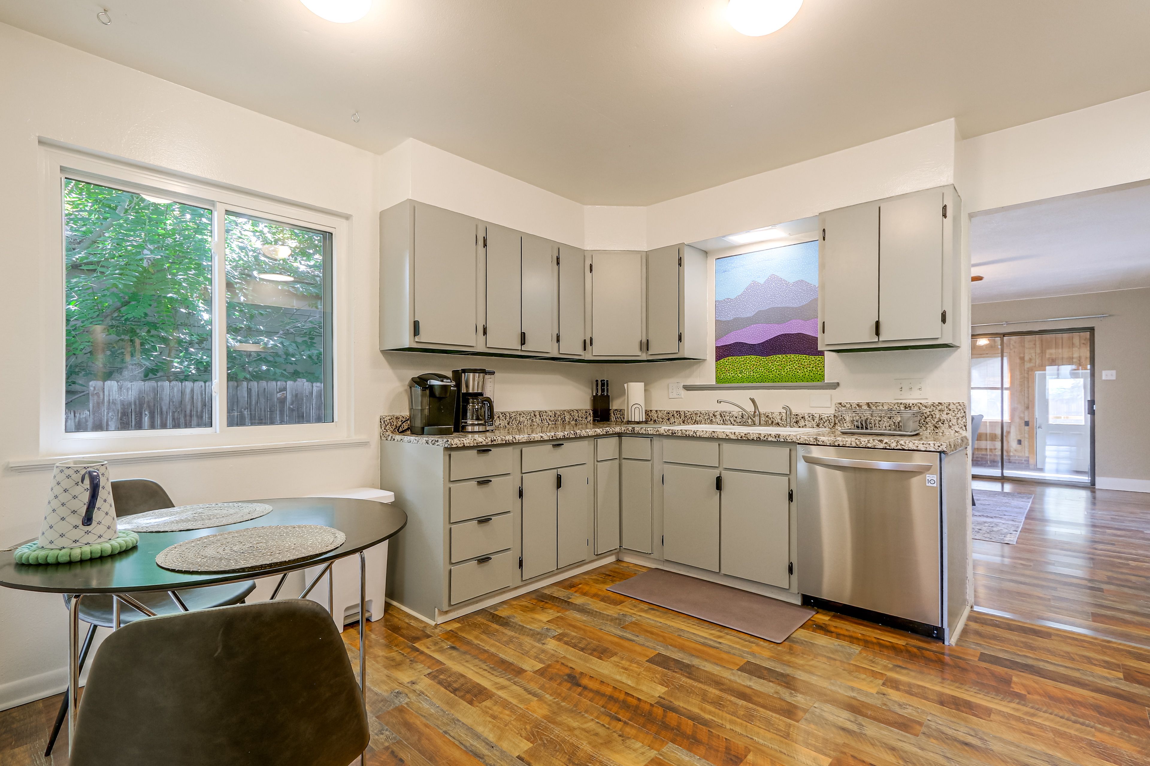 Kitchen & Dining Area | Central Heating & A/C