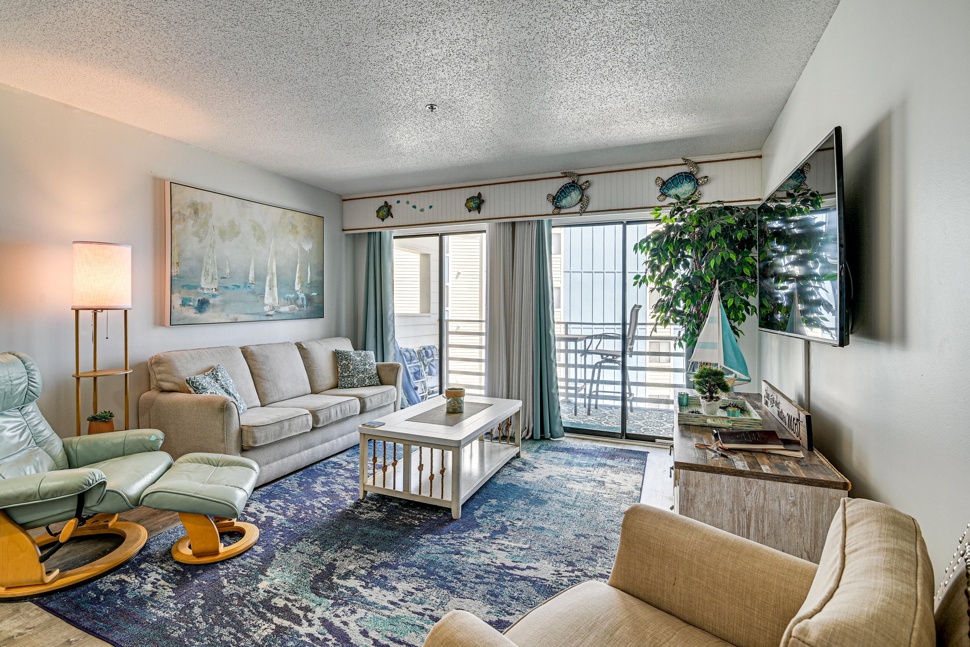 Murrells Inlet Vacation Rental | 1BR | 1BA | 572 Sq Ft | Step-Free Access