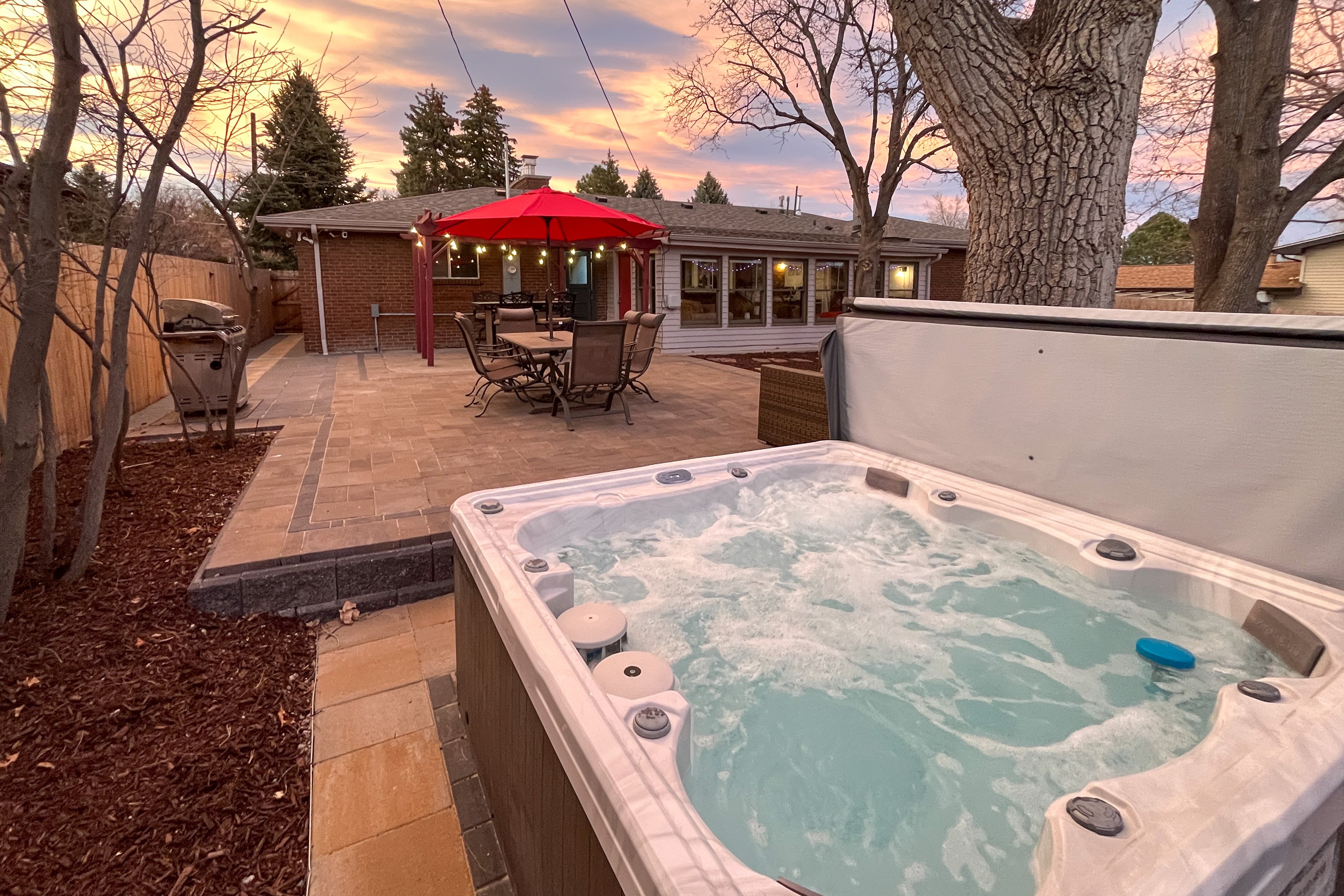 Shared Hot Tub