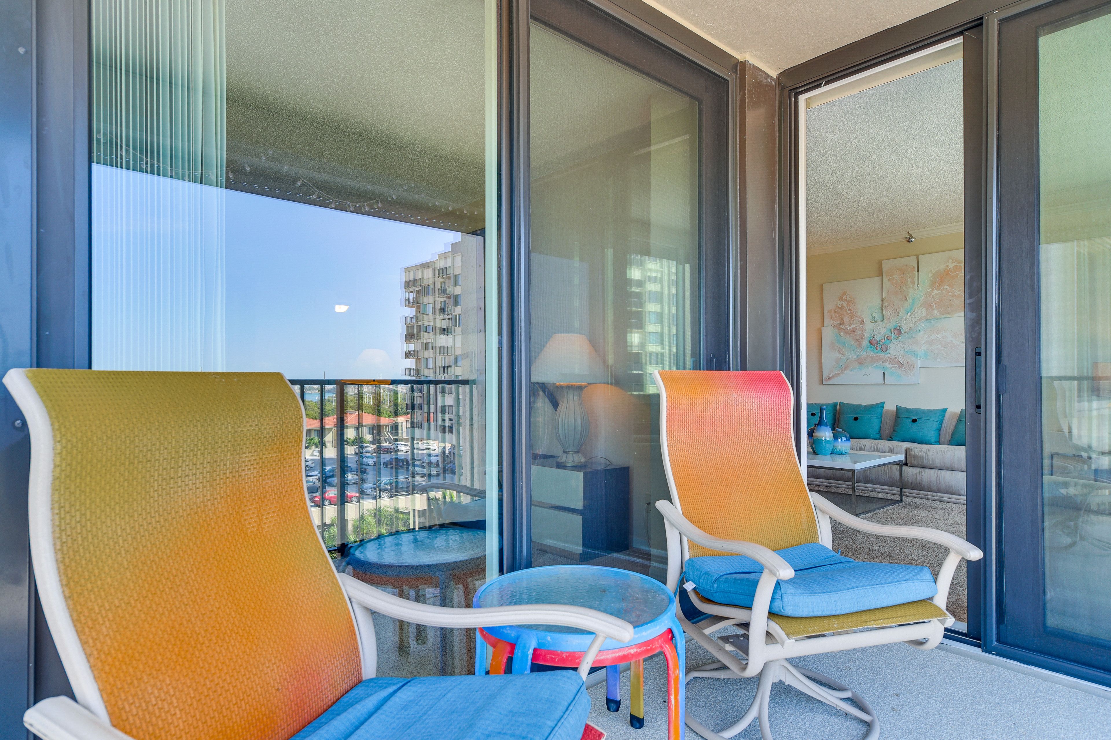 Private Balcony | Access via Bedroom 1