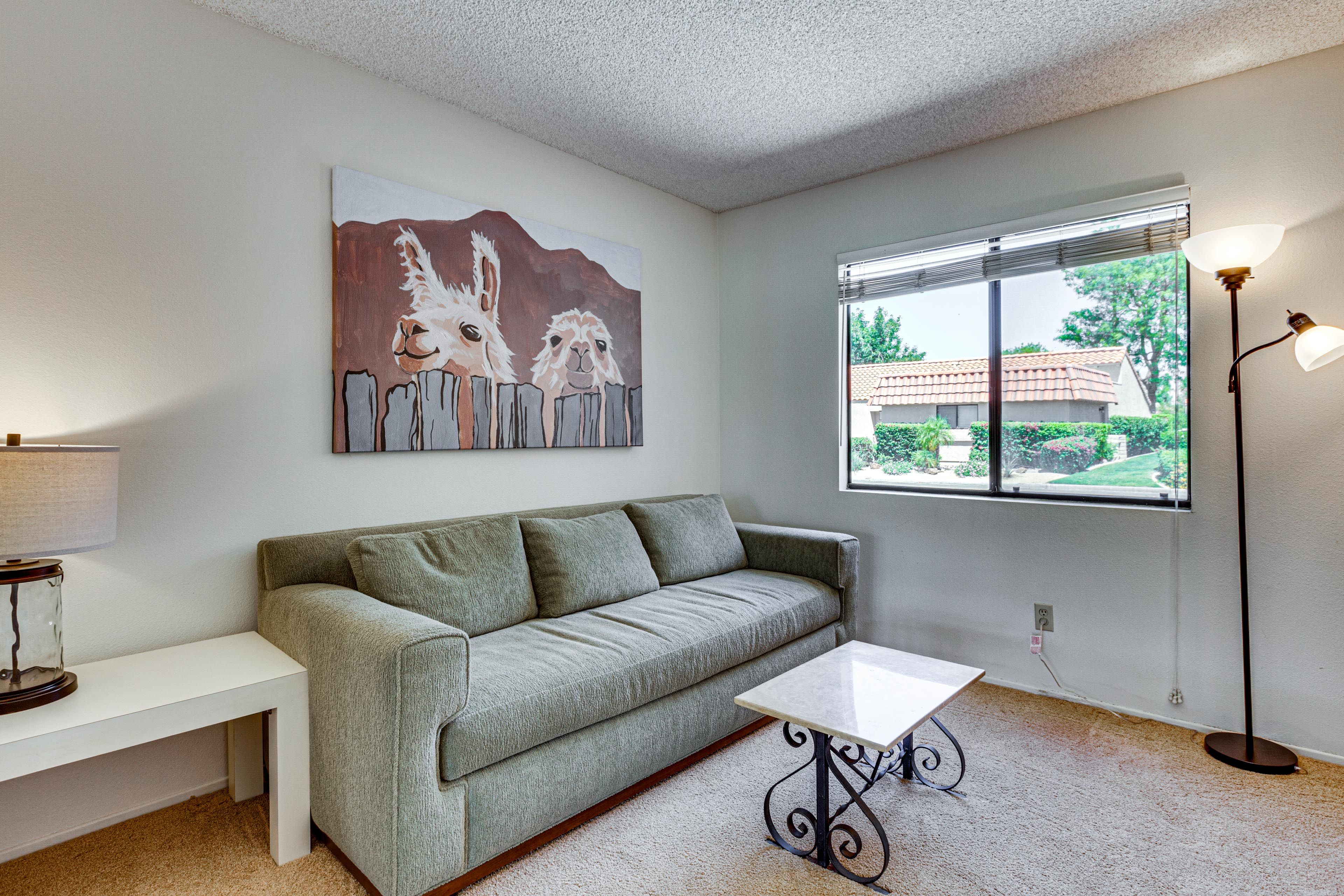 Den | Queen Sleeper Sofa | Dedicated Workspace