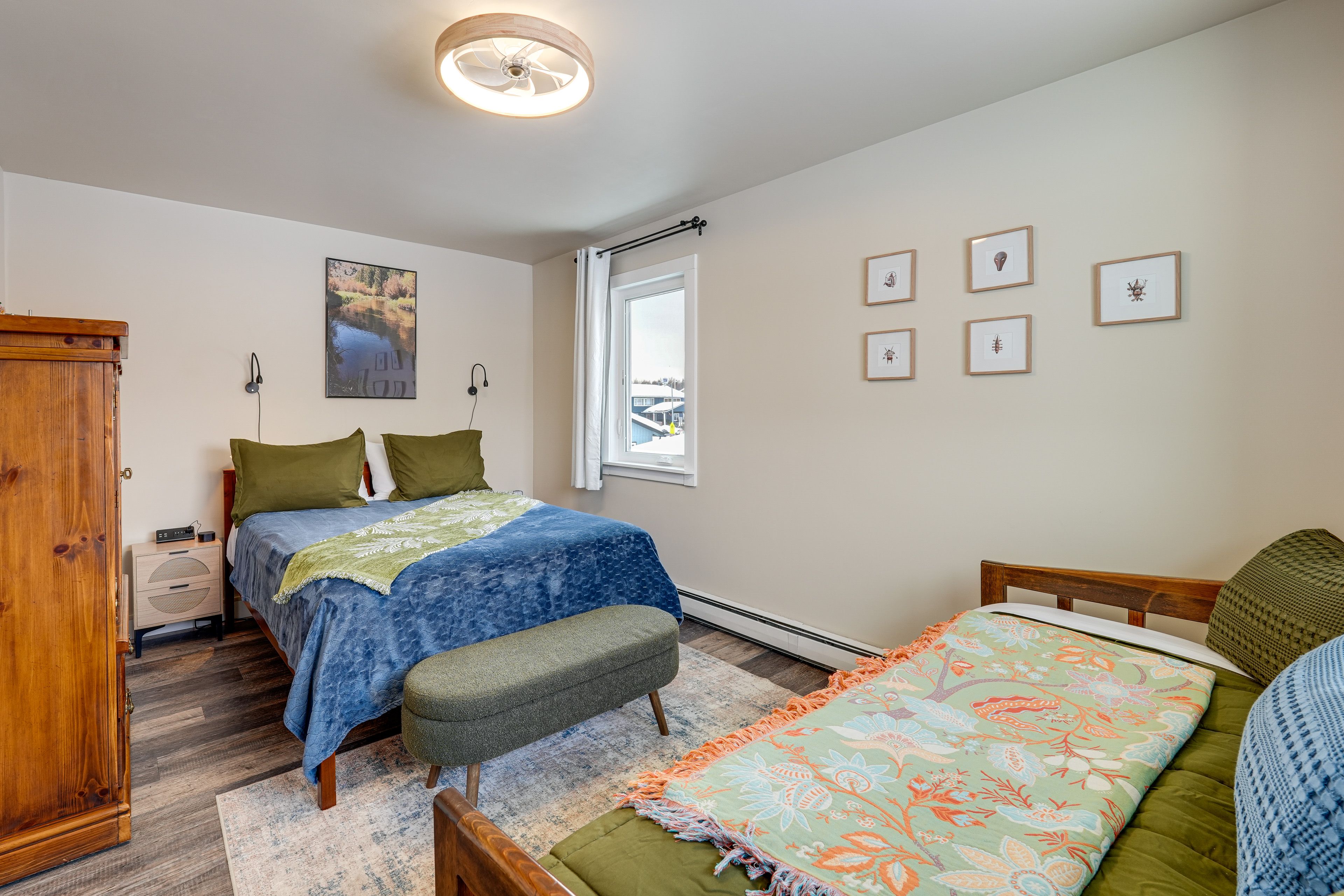 Bedroom 2 | Queen Bed | Twin Daybed w/ Twin Trundle | 2nd Floor