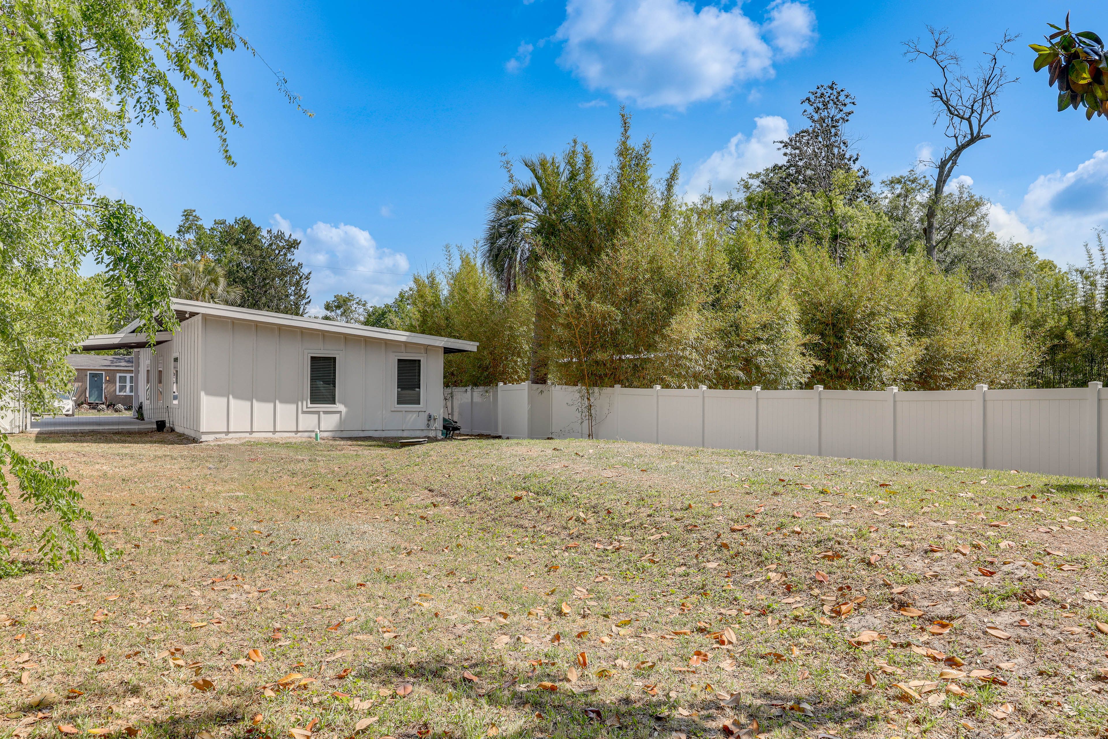 Fenced Backyard