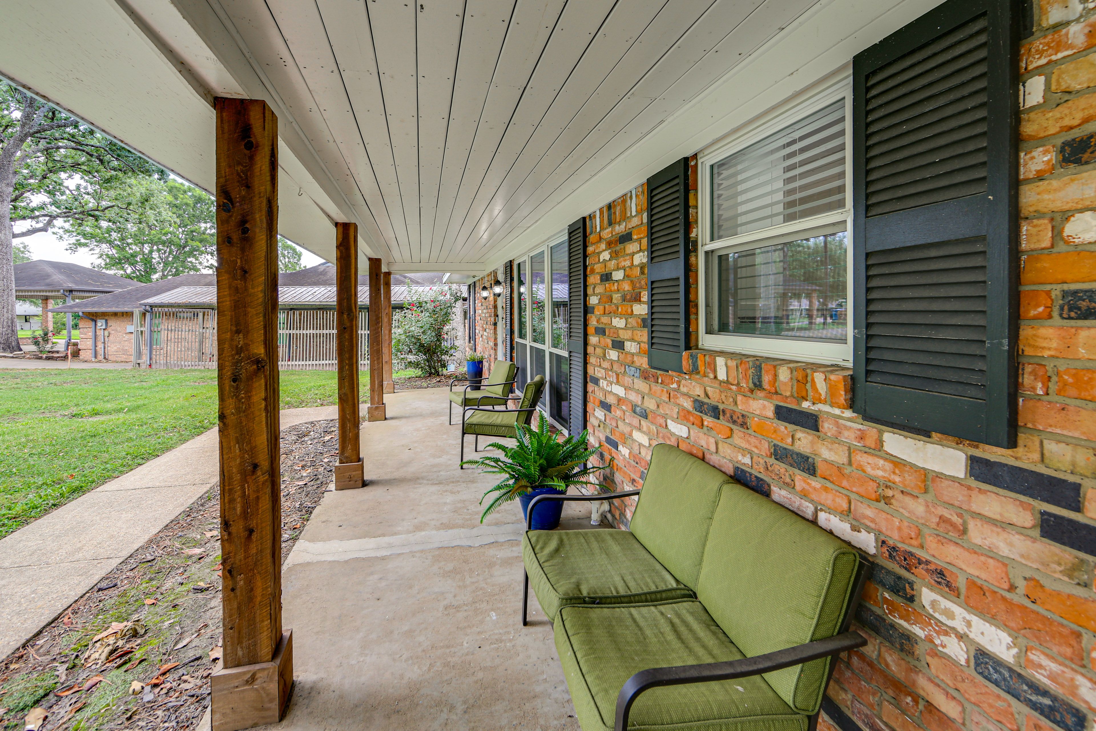 Property Exterior | Furnished Decks | Covered Porch