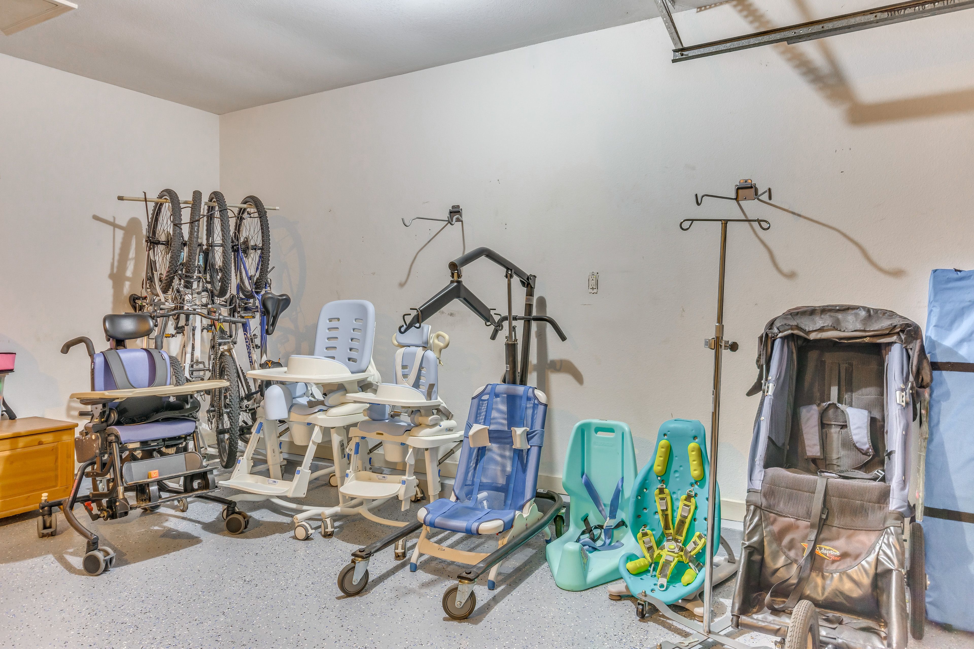 Garage | Pediatric Mobility/Activity Chairs | Bicycles