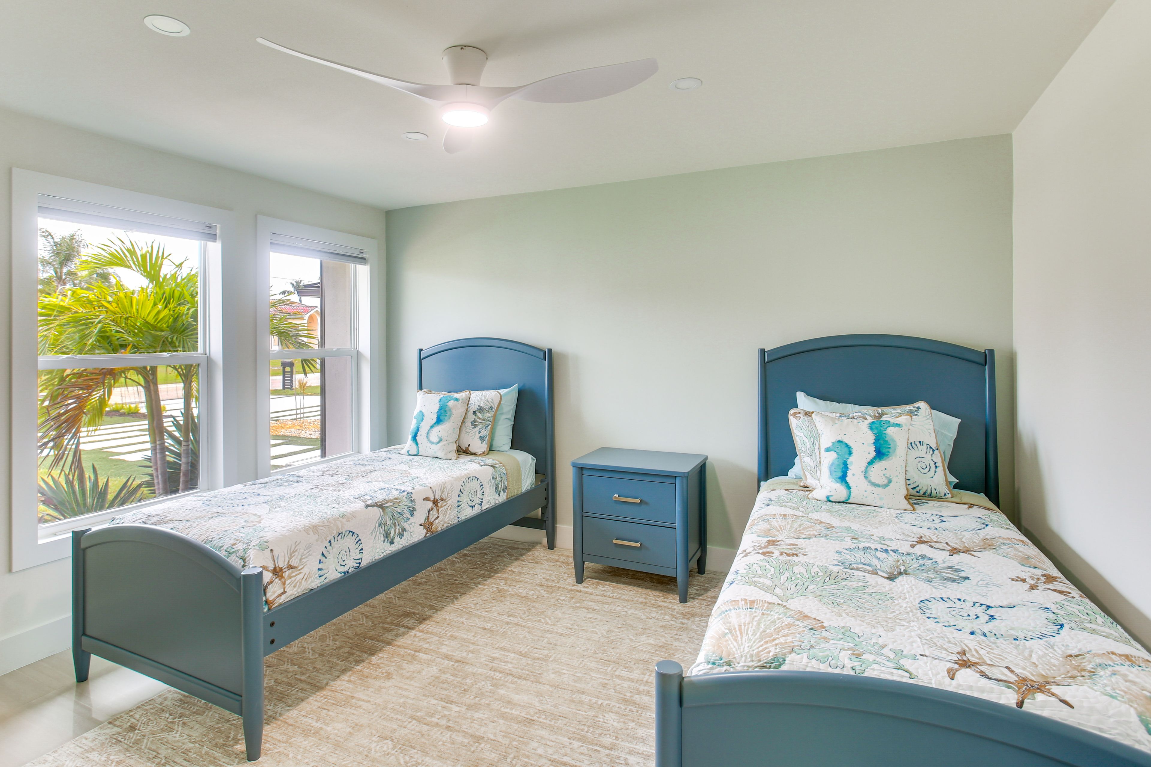 Bedroom 3 | 2 Twin XL Beds | Twin XL Trundle
