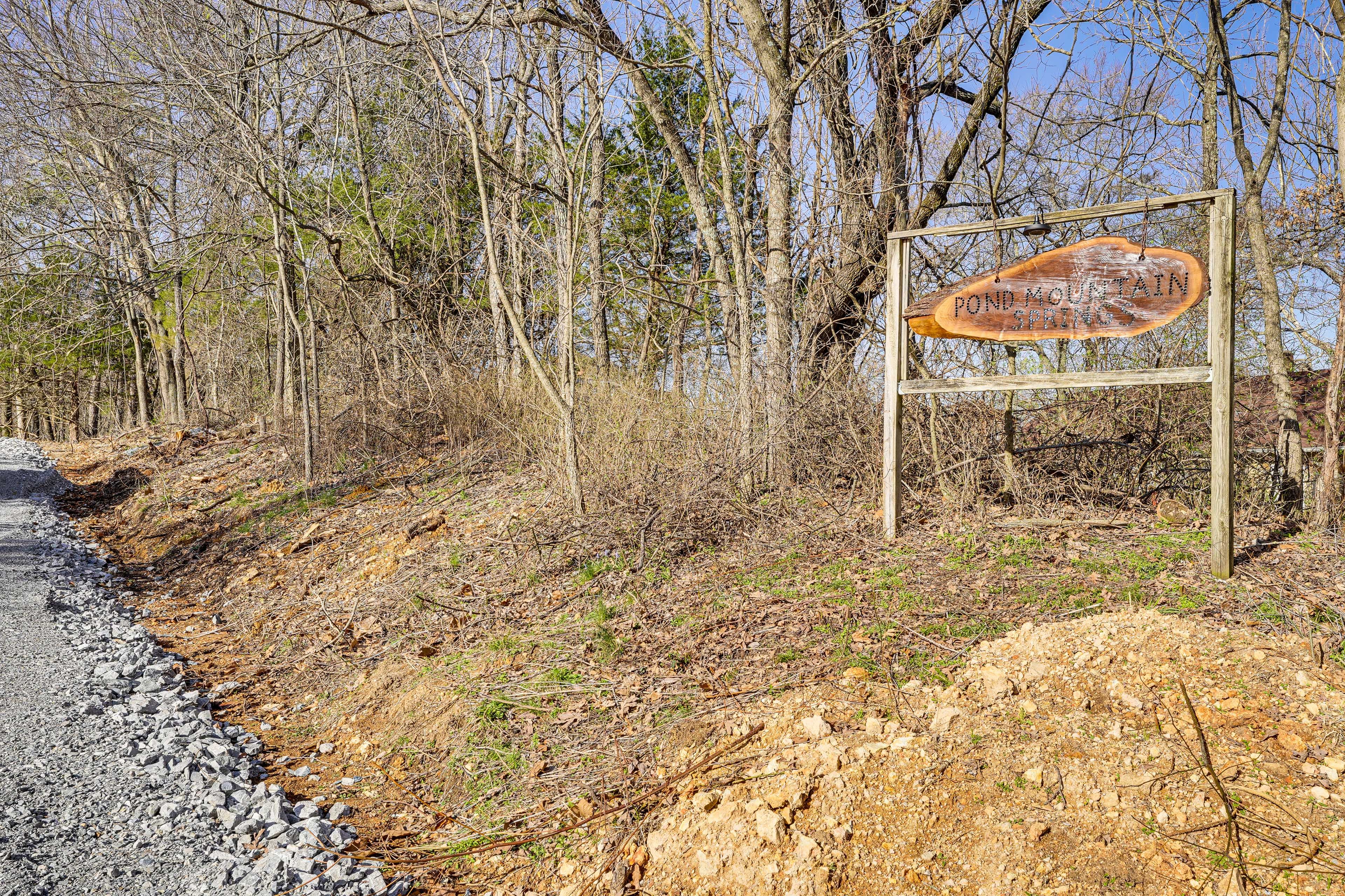 Located in Pond Mountain Springs | On-Site Trails & Pond