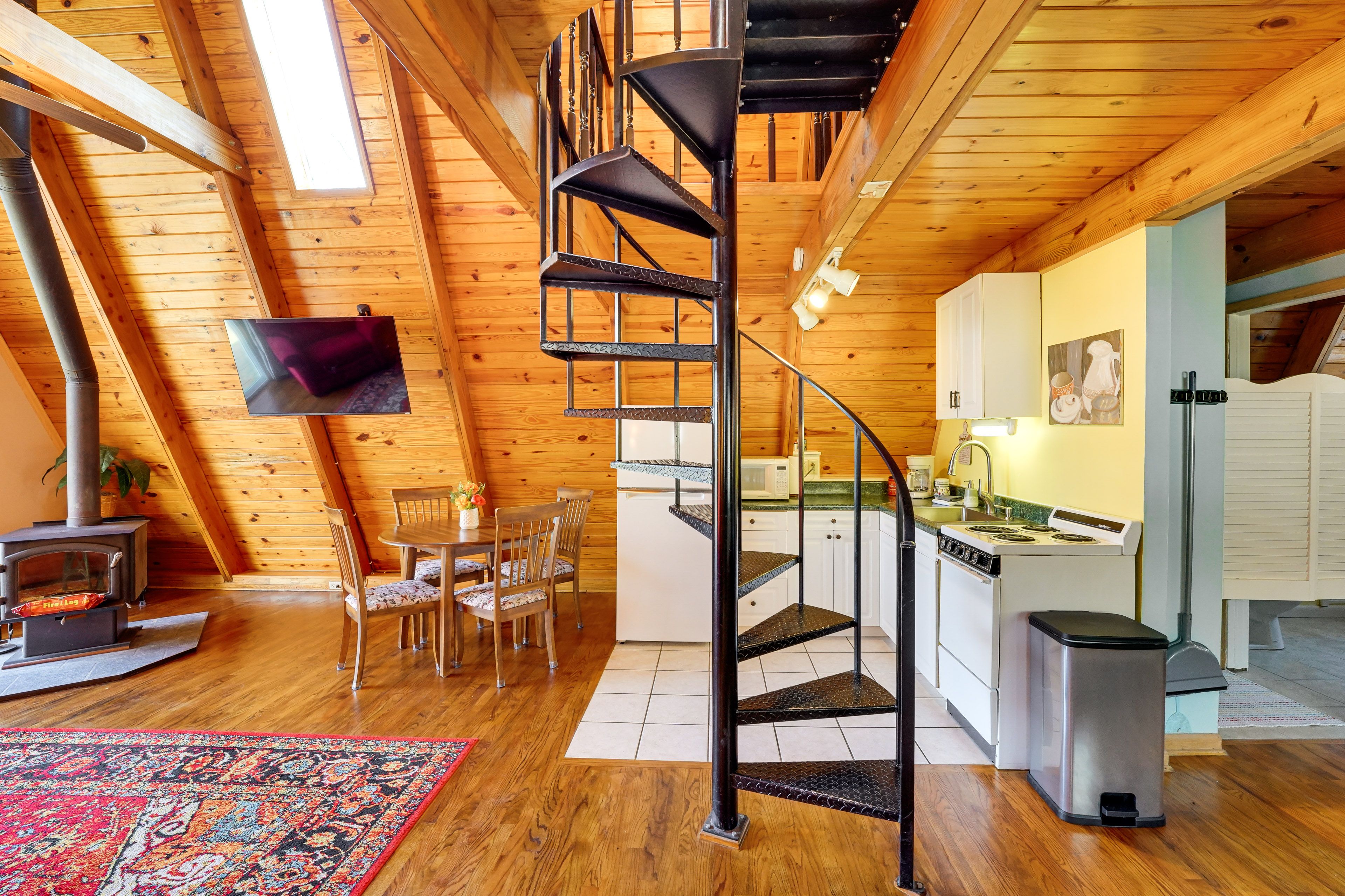 Spiral Staircase to Loft