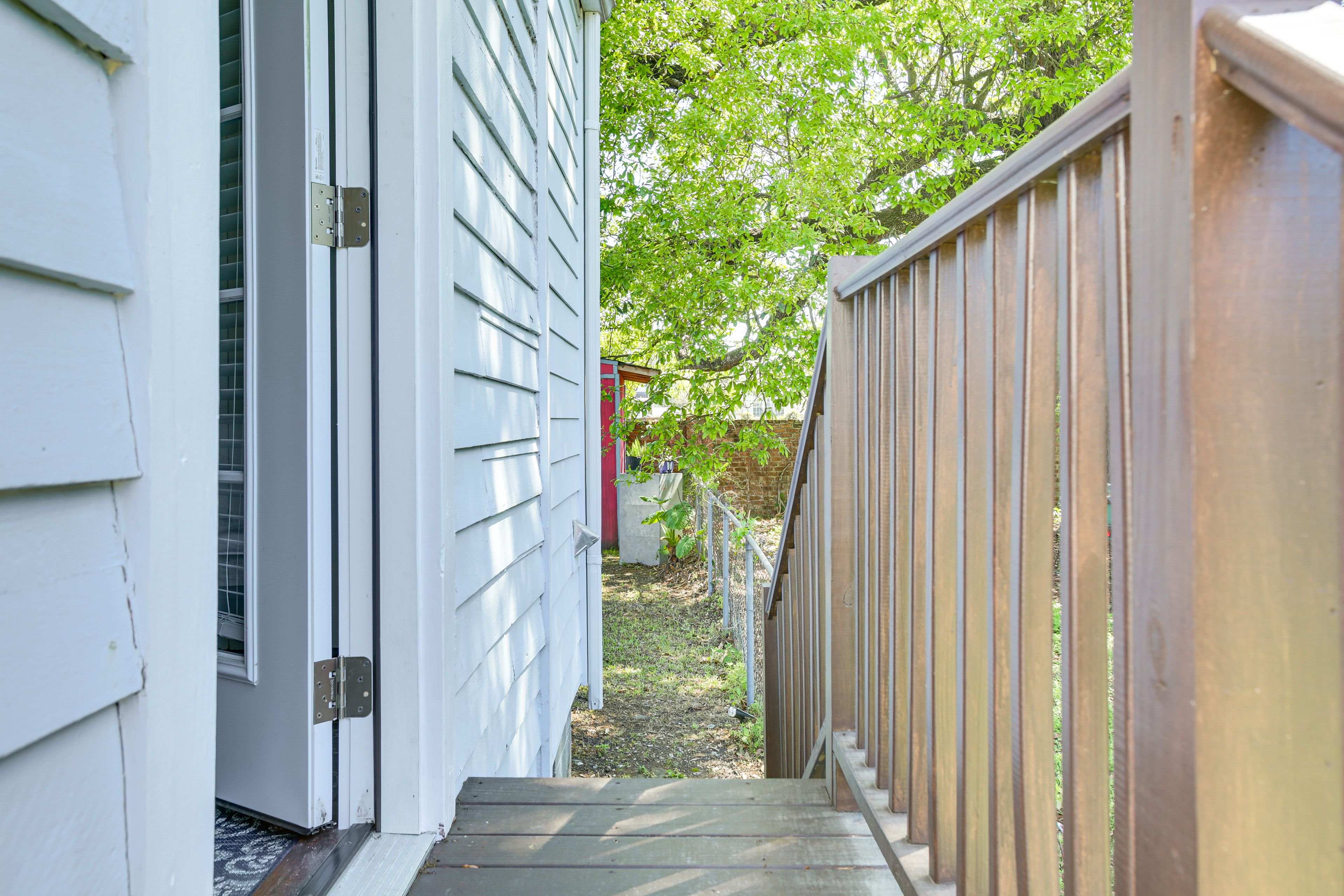 Stairs to Access Backyard