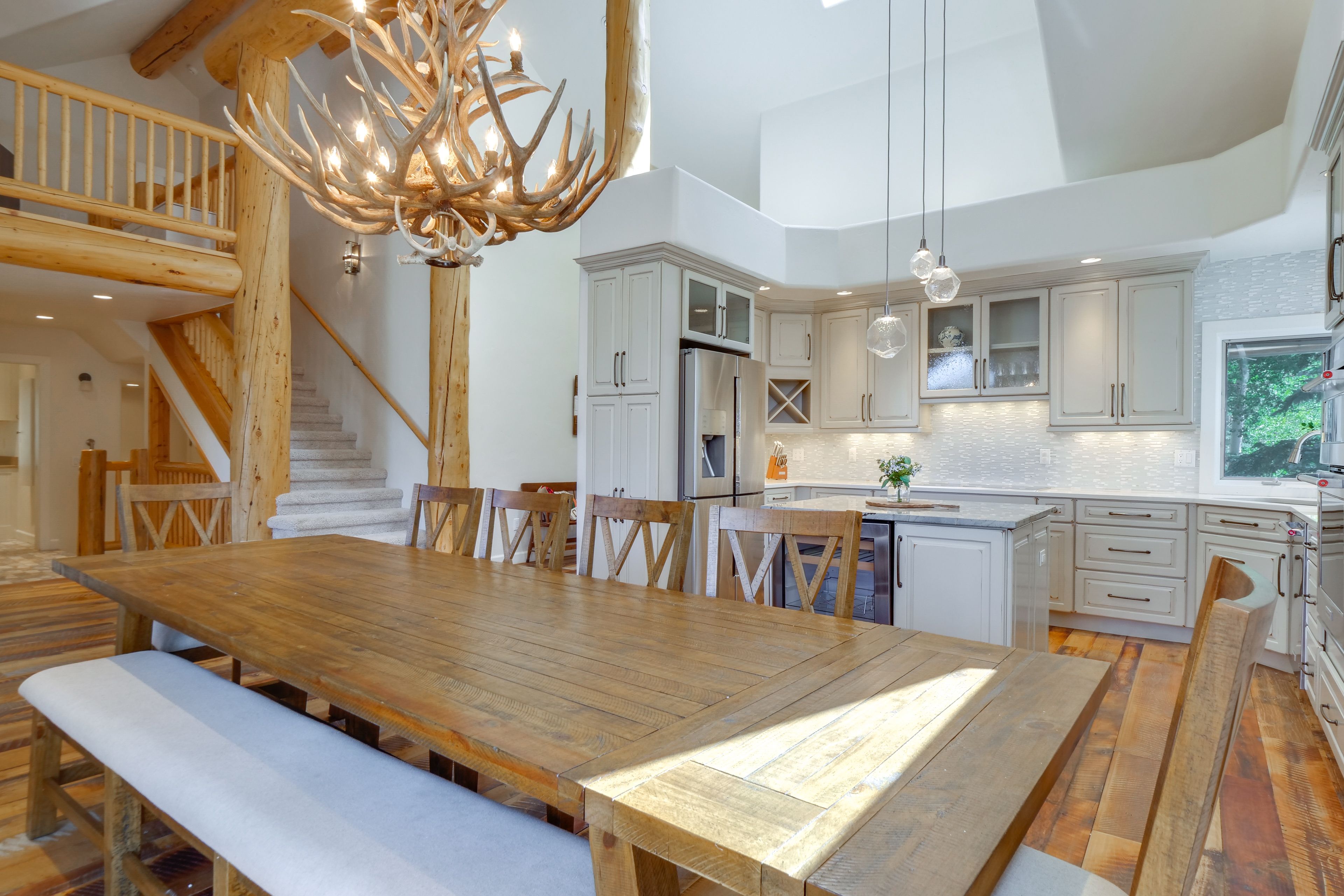 Dining Area & Kitchen | Main Level