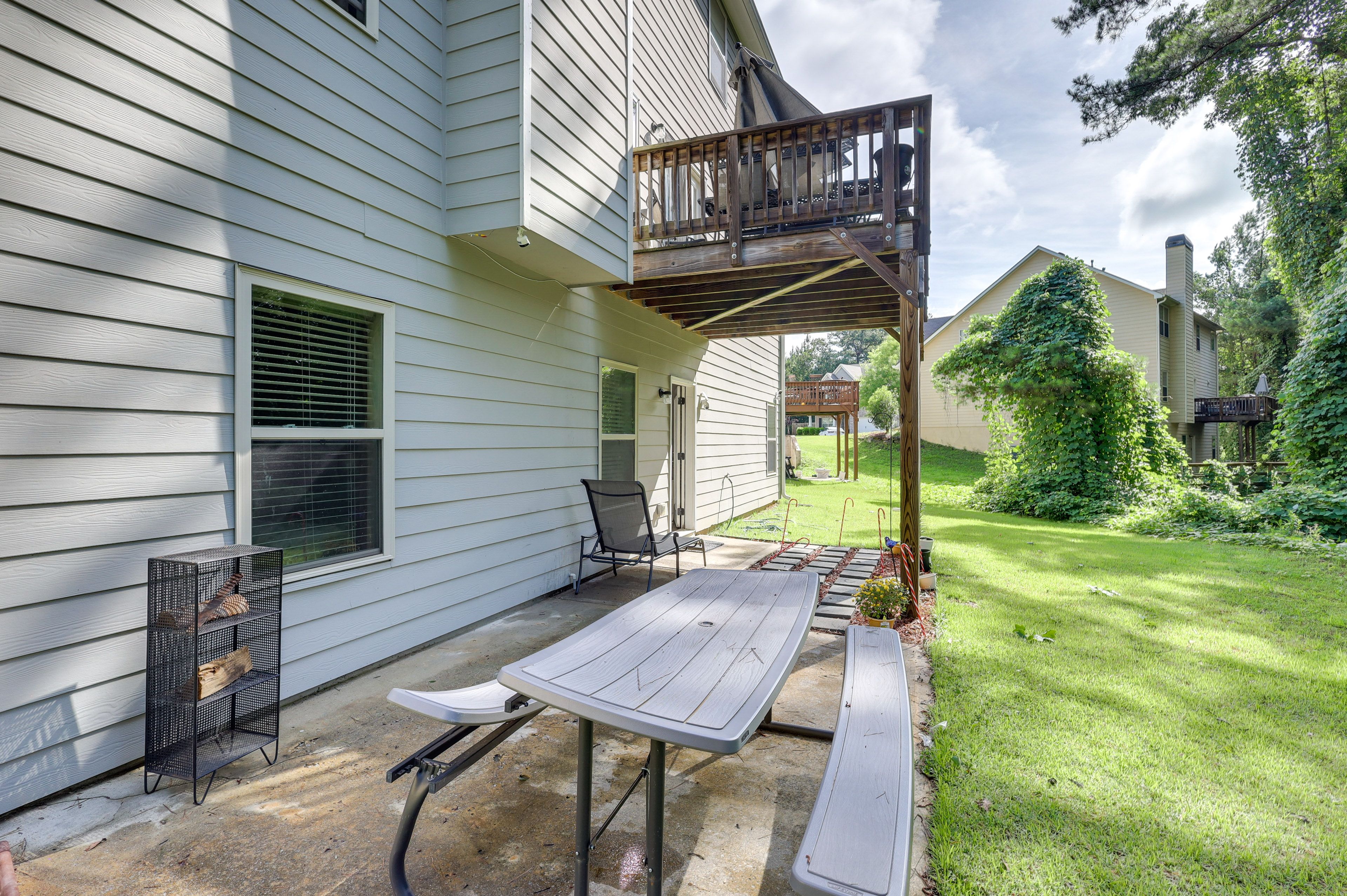 Exterior | Private Patio | Shared Yard