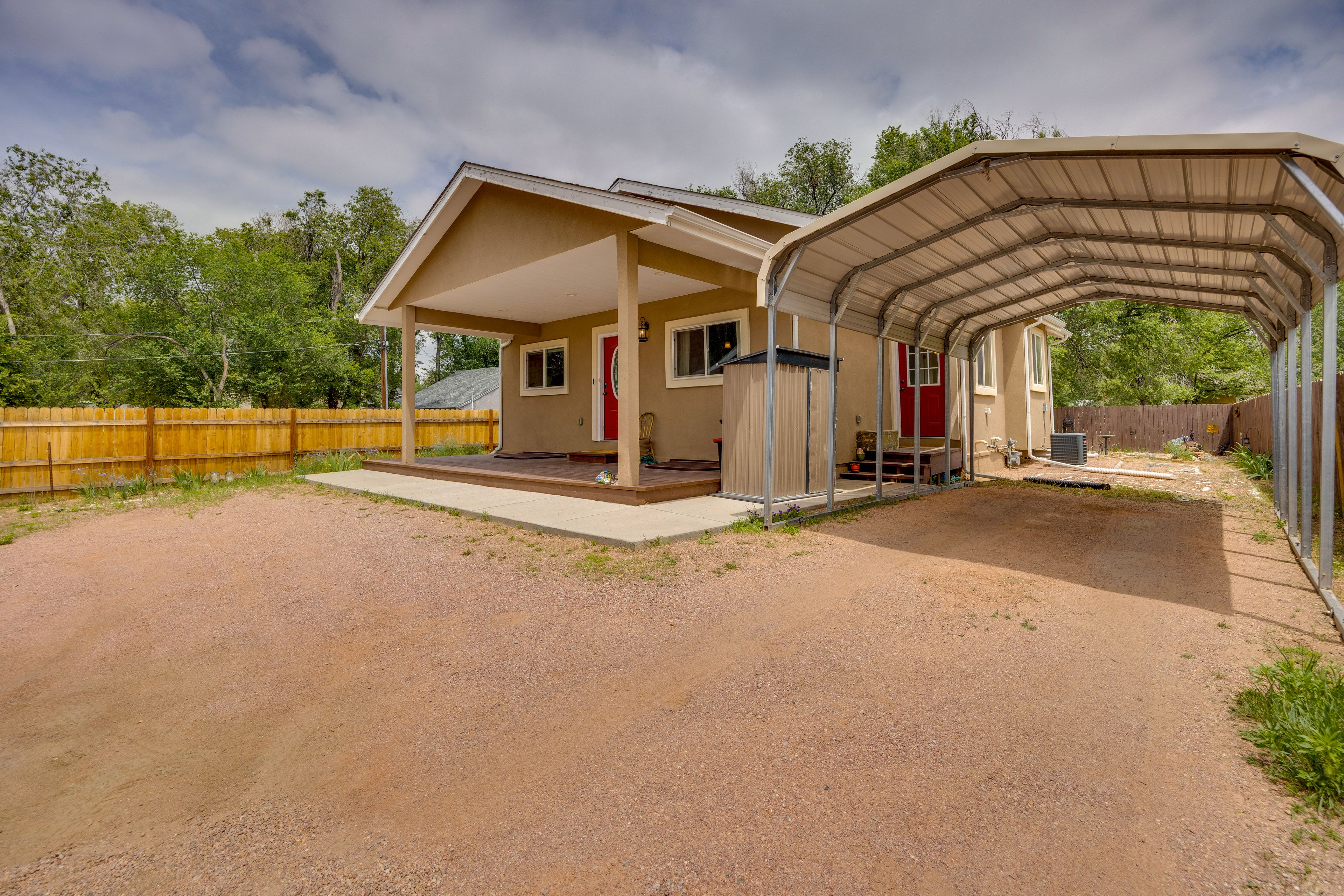 Exterior | 2-Story Home | Driveway Parking (8 Vehicles)