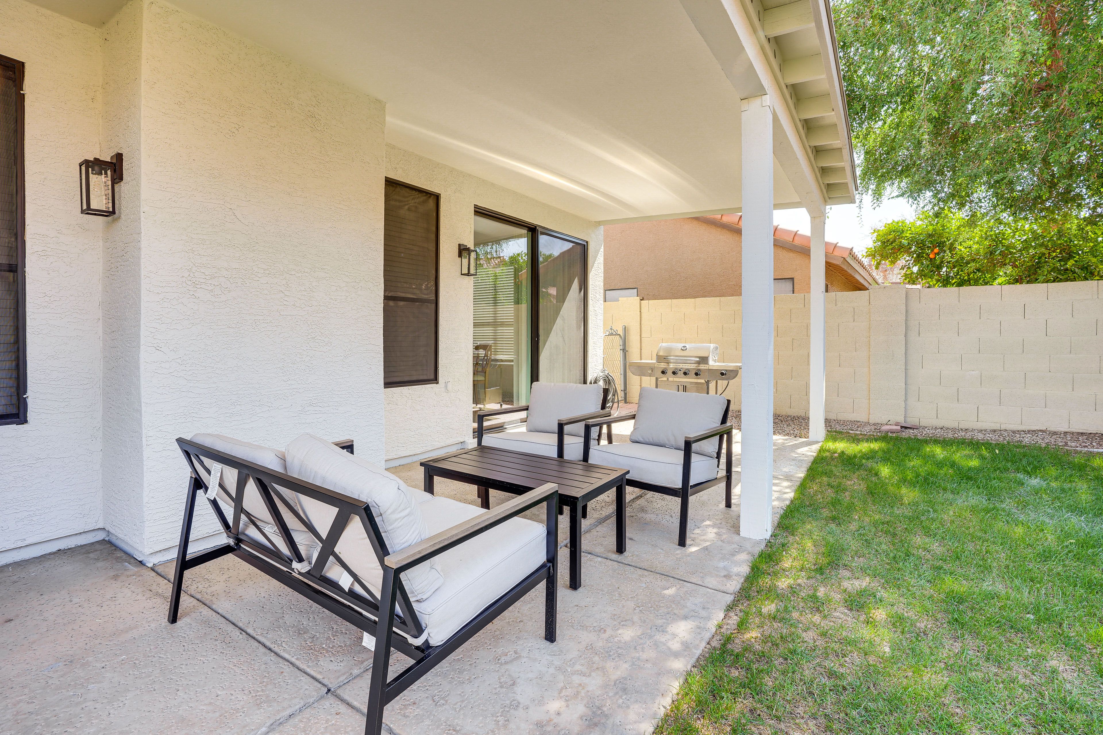 Covered Patio | Fenced-In Yard