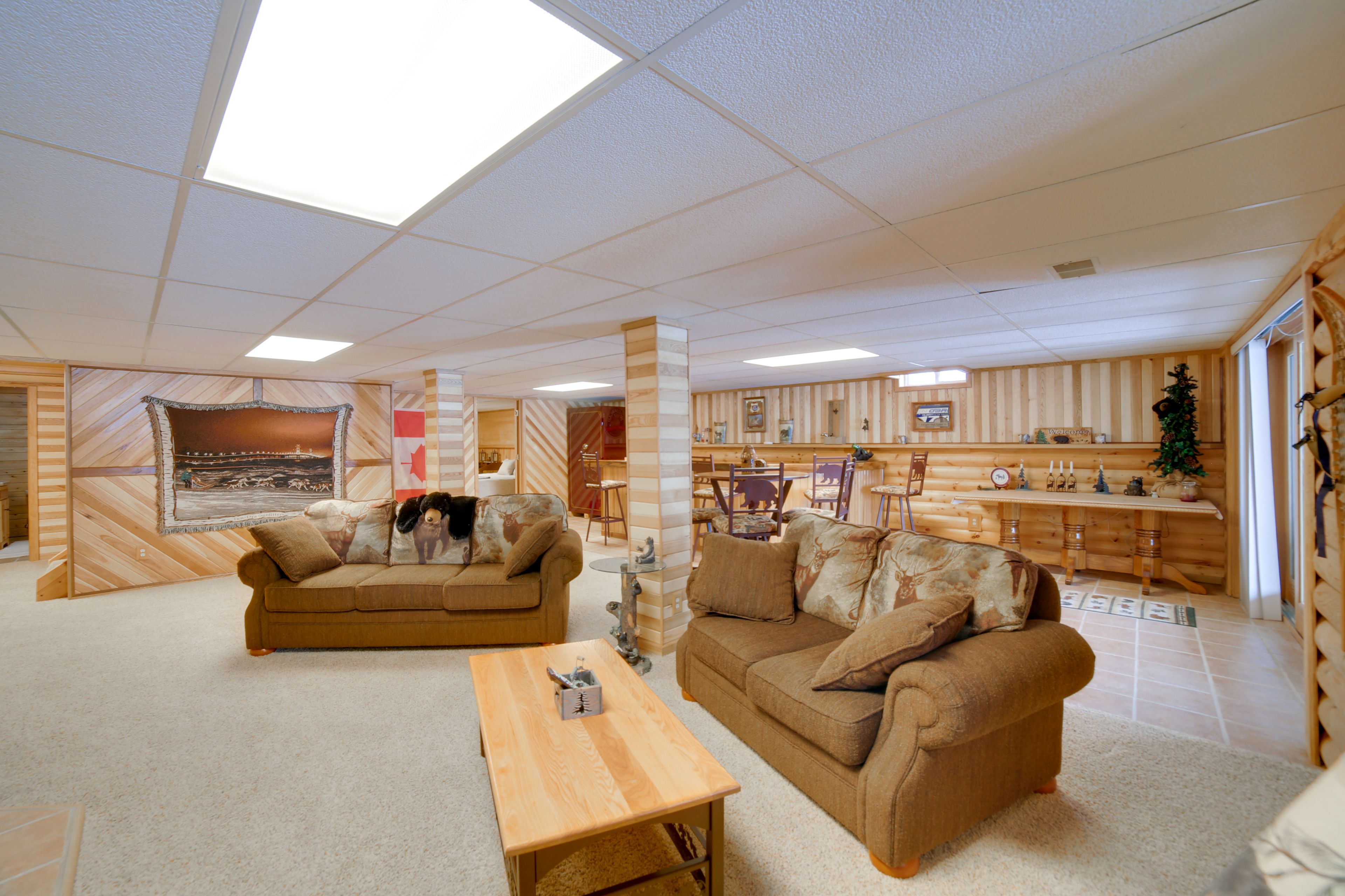 Lower-Floor Living Area & Bar